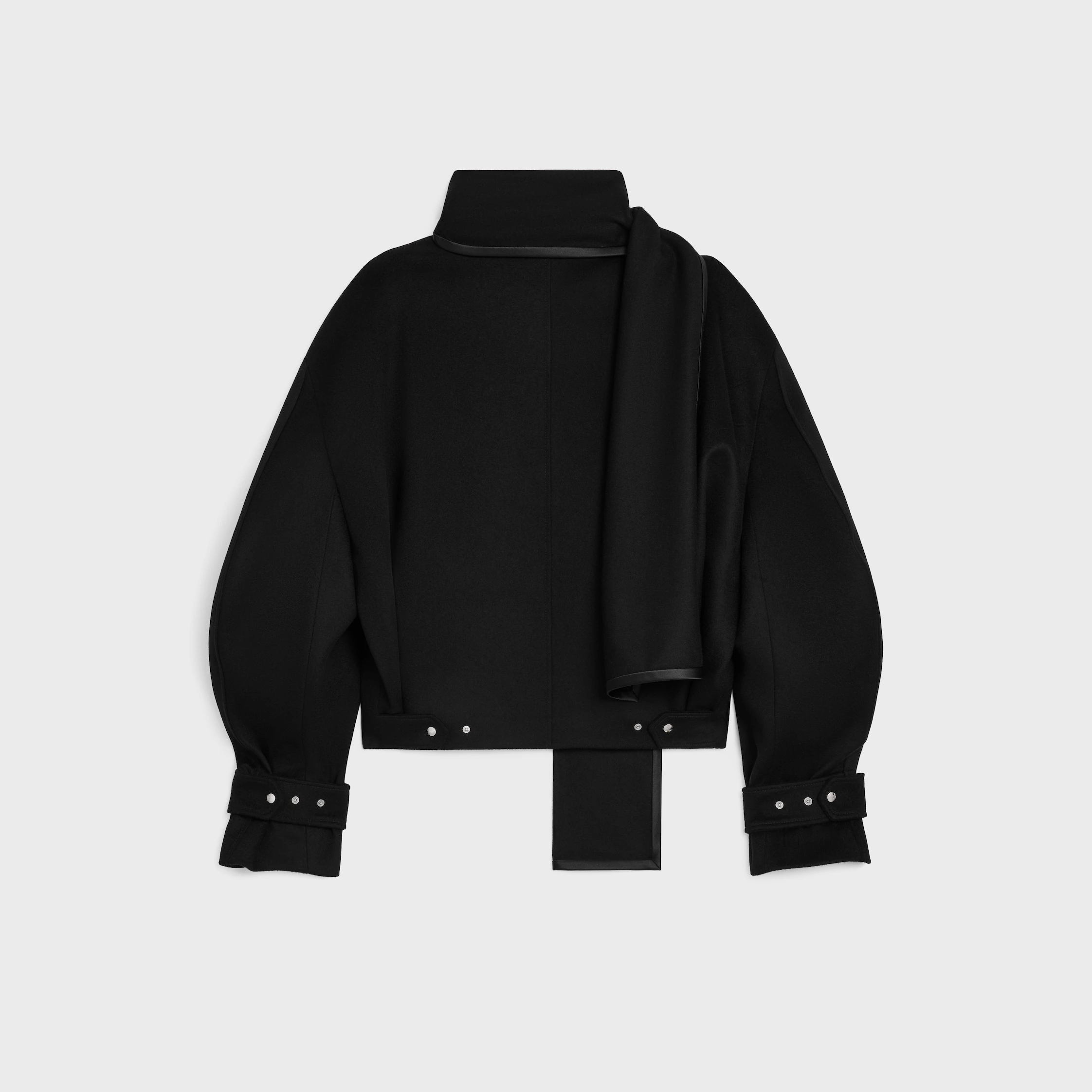 manteau écharpe en tissu de laine