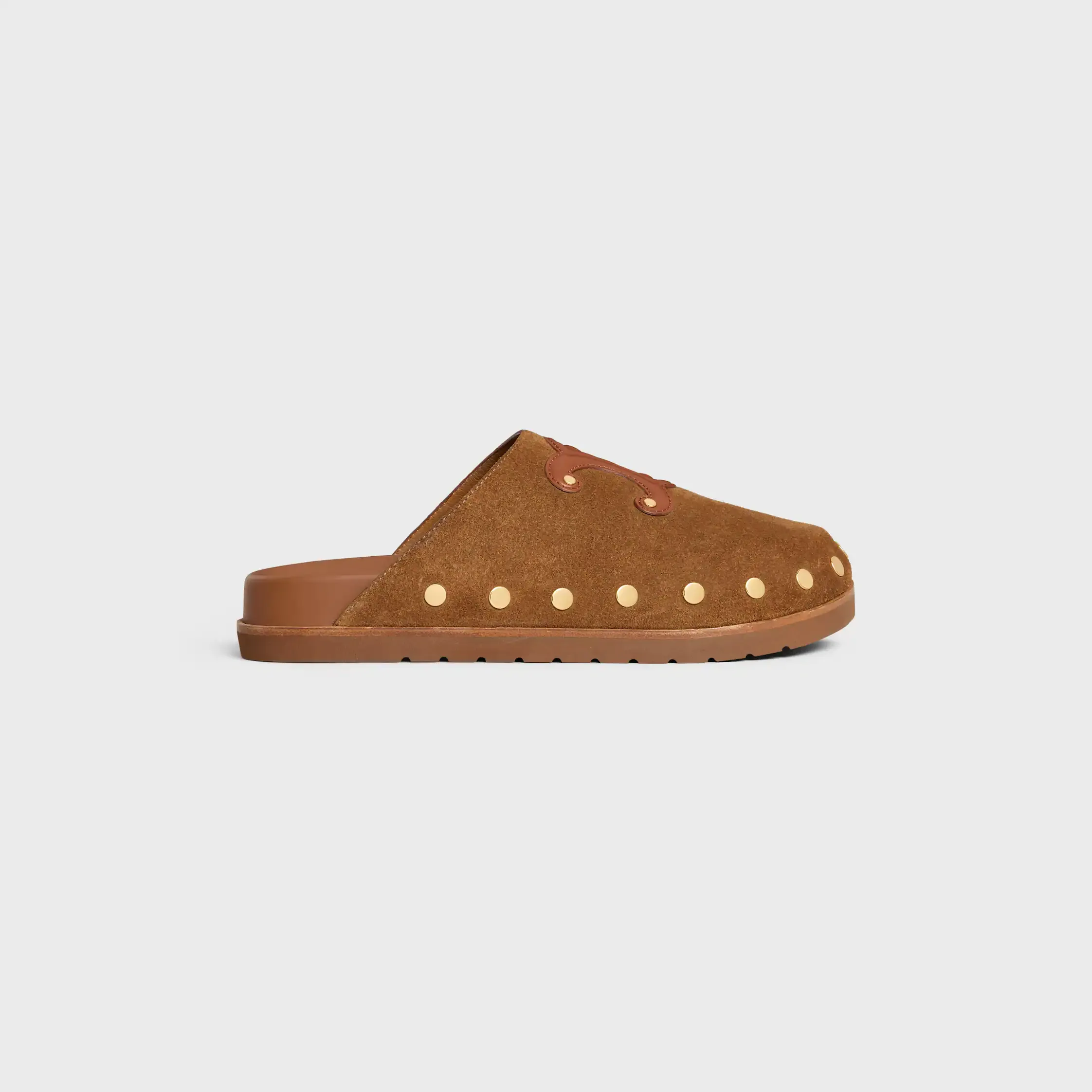 CLOG PITEA EN Suede Cuir de Veau