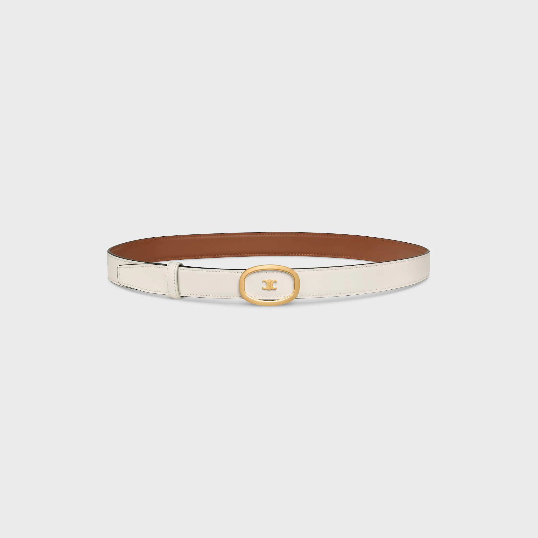 Ceinture Celine Alix réversible 25 mm moyen en Taurillon