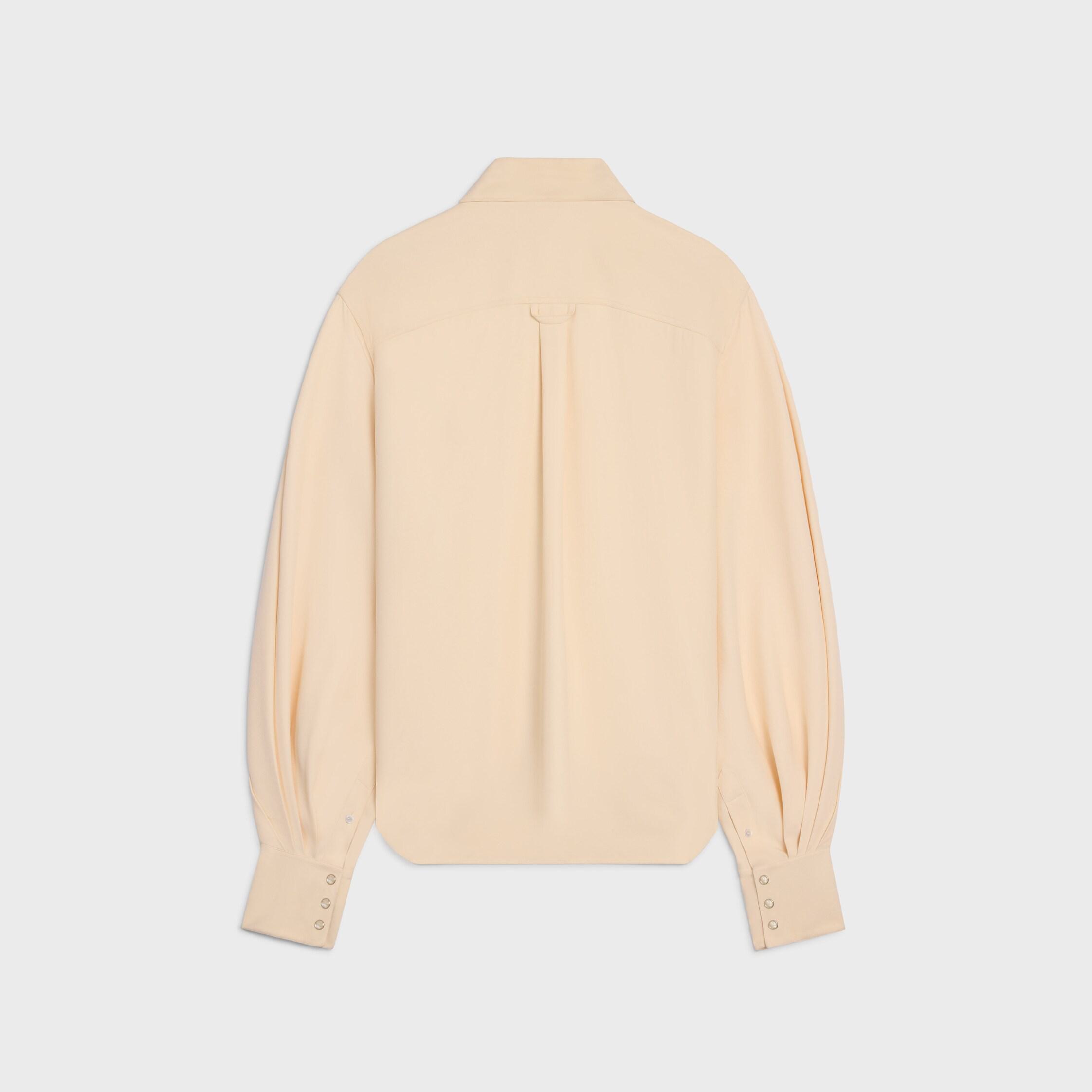 chemise en viscose et soie cady