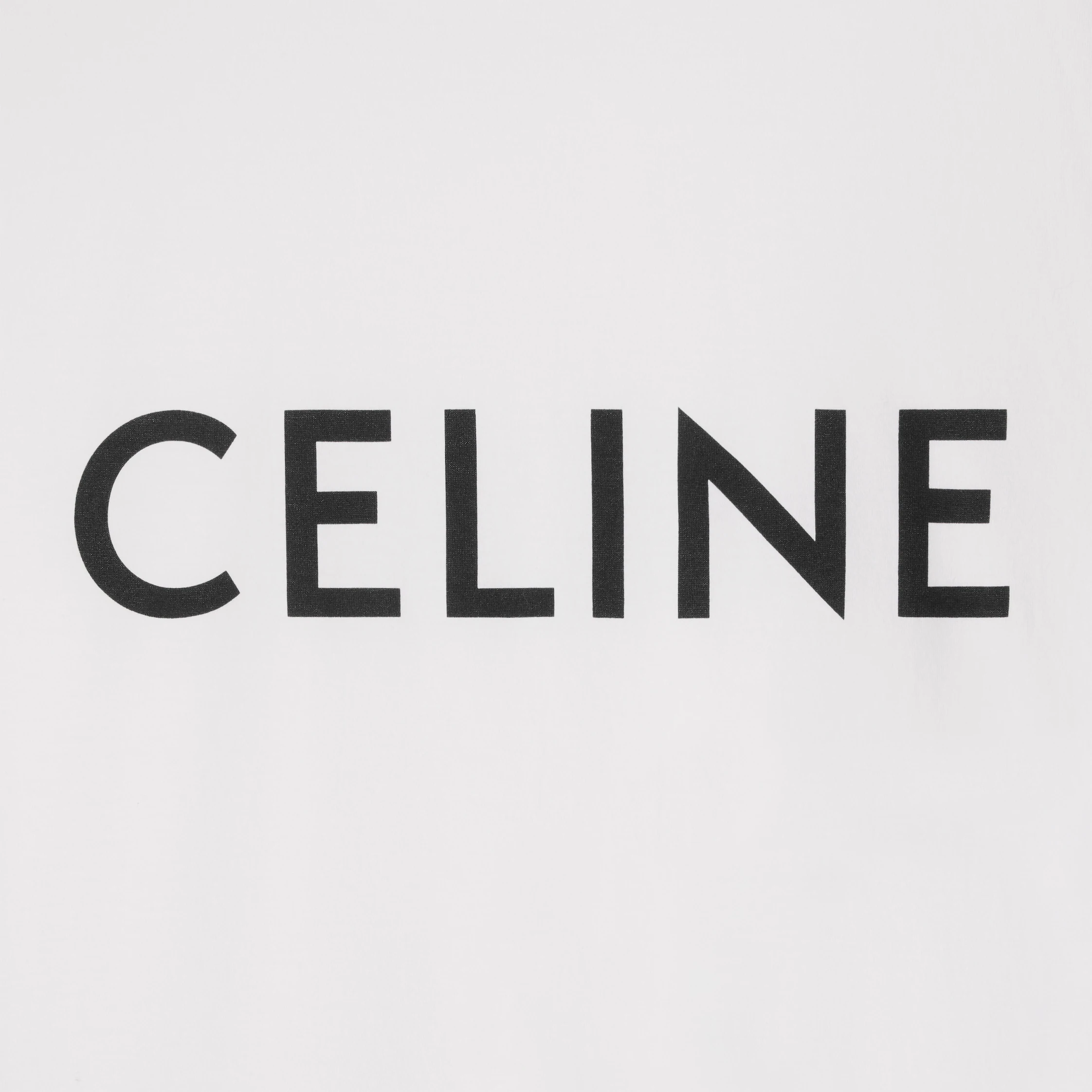 T-SHIRT DÉSTRUCTURÉ CELINE EN COTON JERSEY