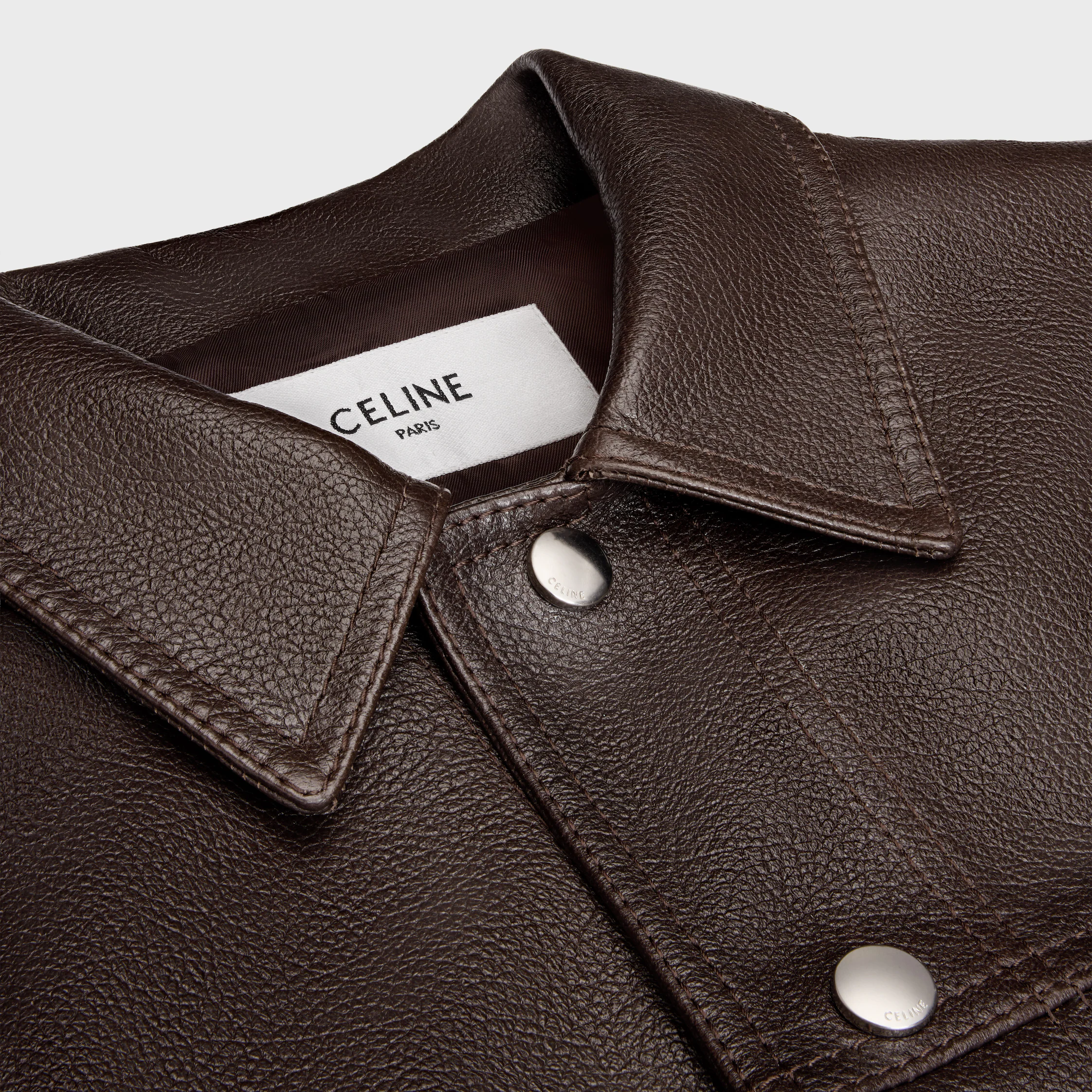Veste trucker en peau de mouton