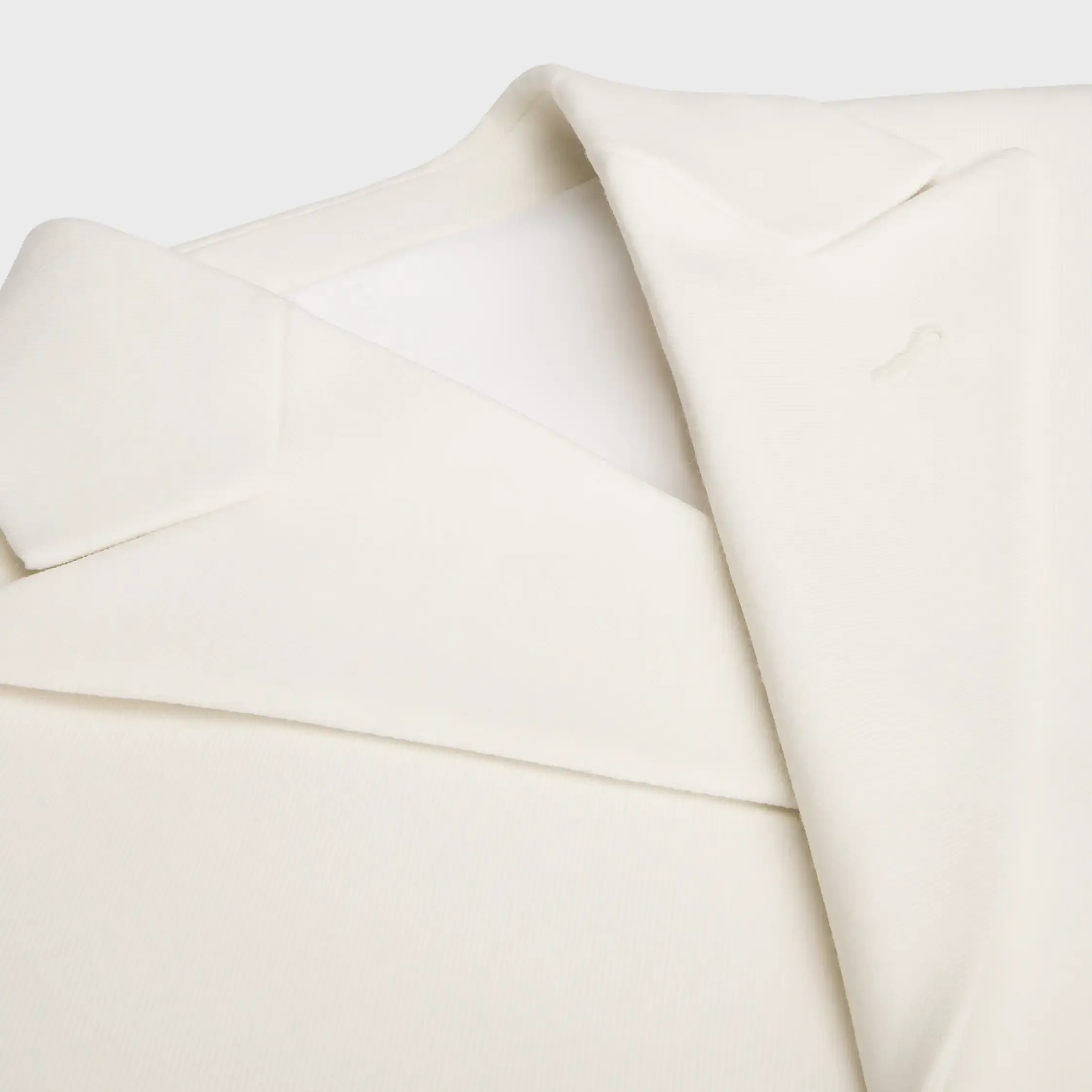 Veste cavaliere en gabardine de laine élastique