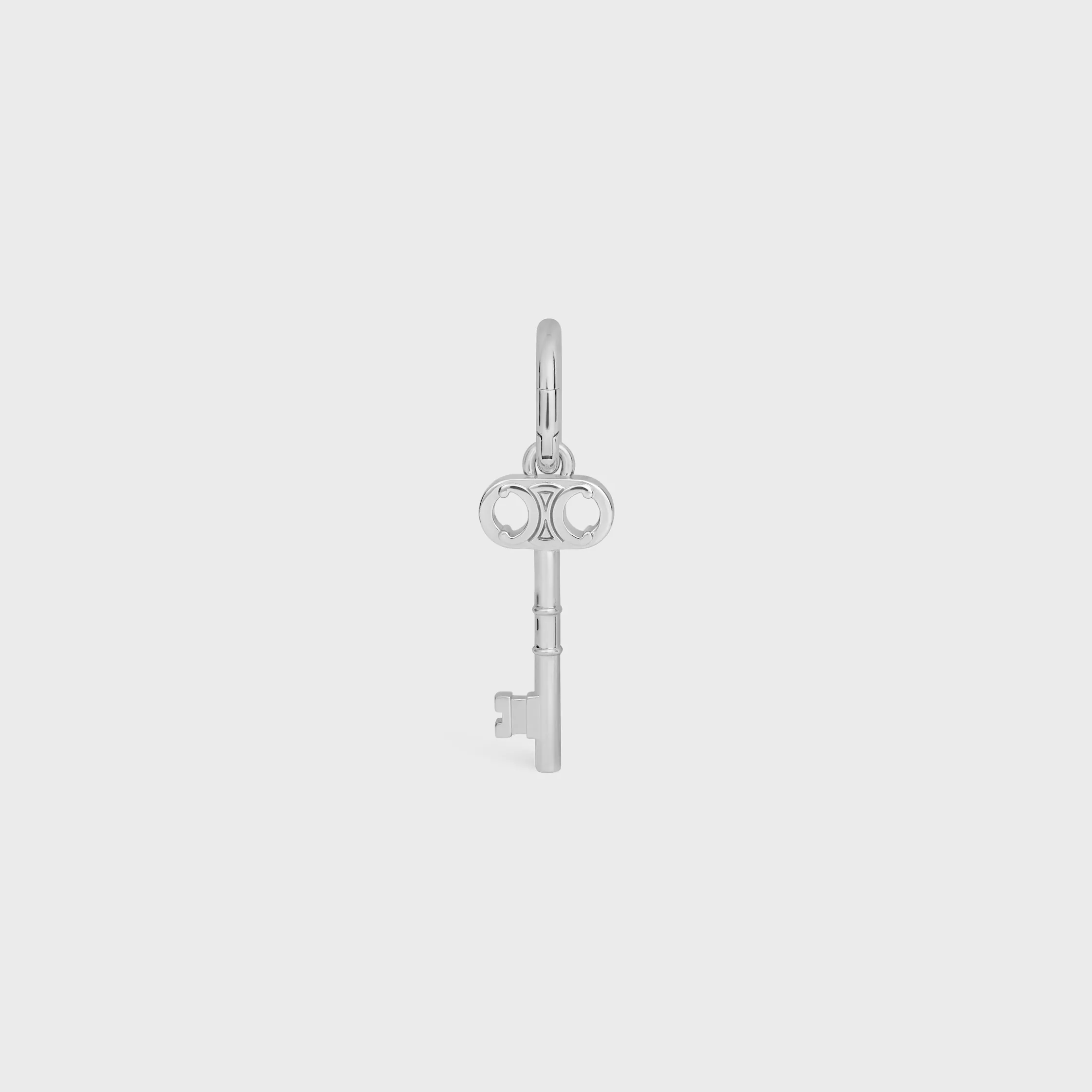 CHARM TRIOMPHE CLÉ EN LAiton FINI RHODIUM