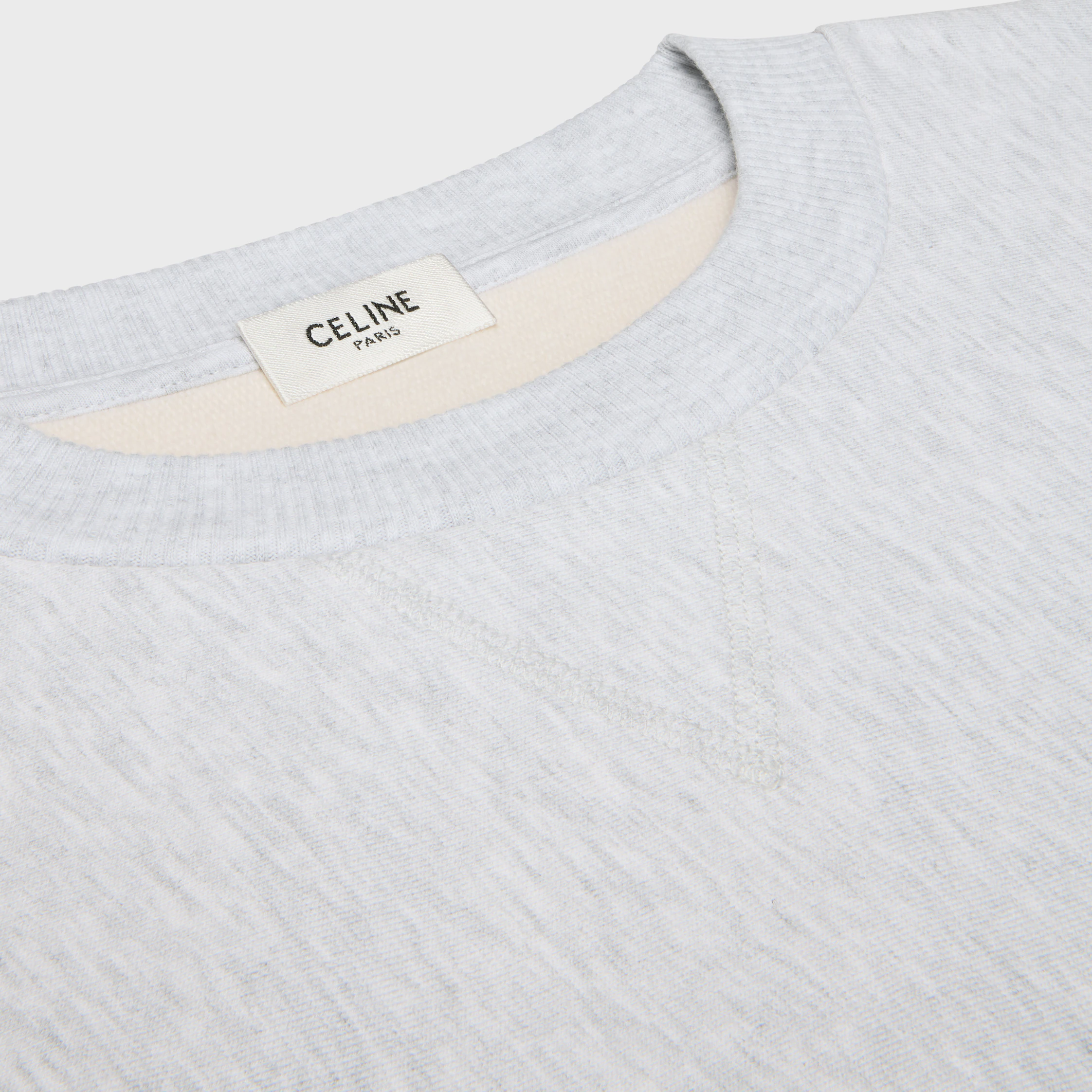 pull-over oversize en molleton de coton