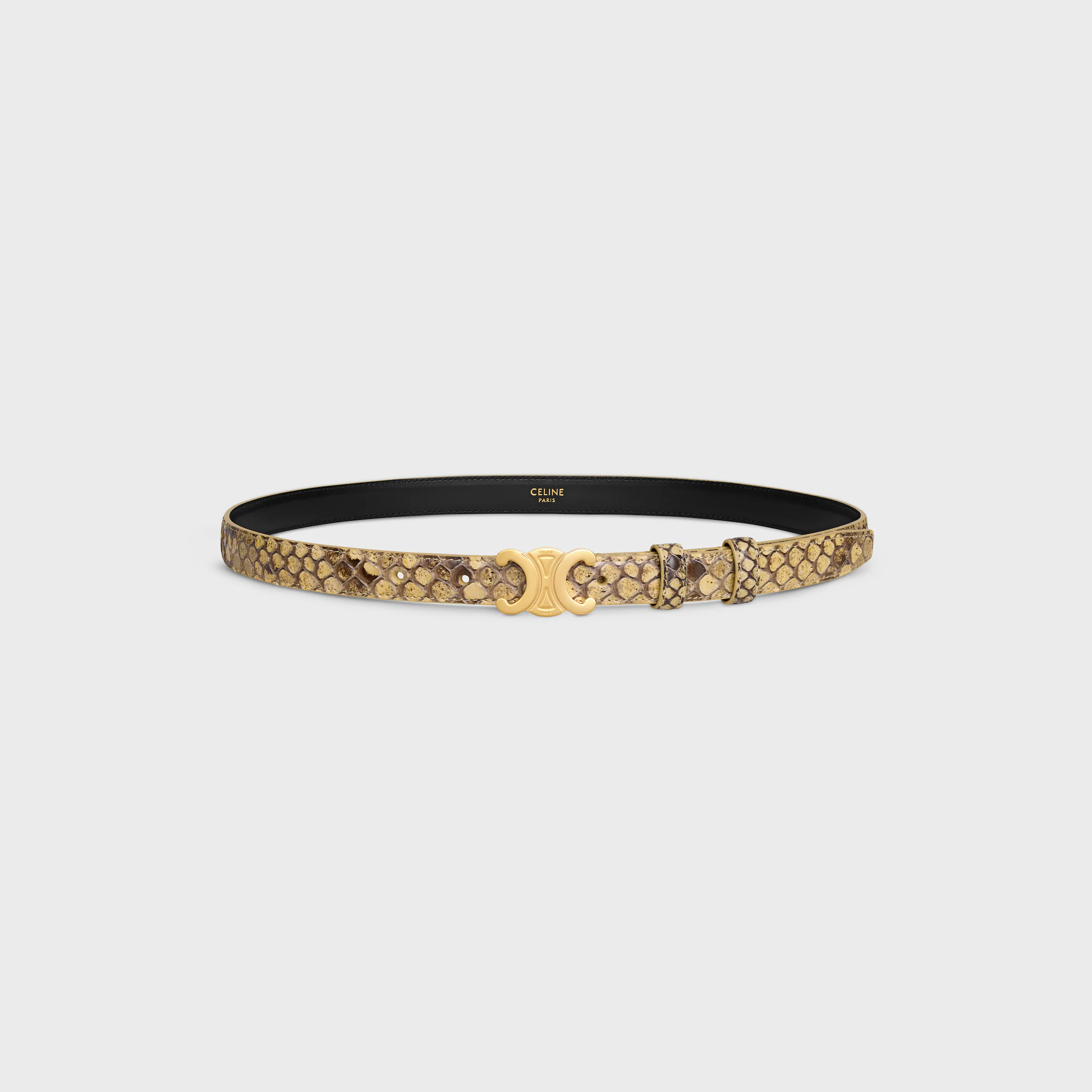 Ceinture Triomphe 18 MM EN PYTHON