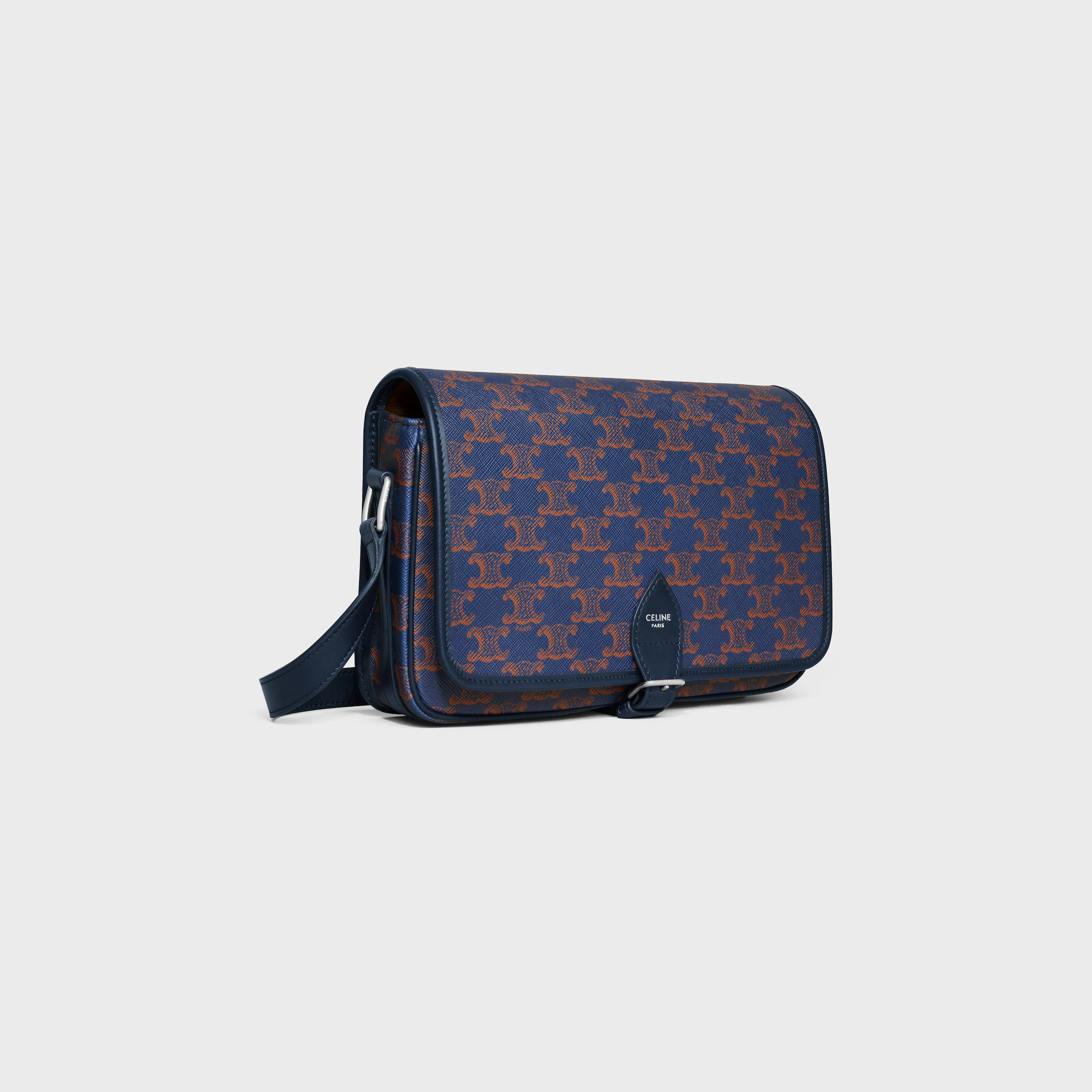 PETIT FOLCO MESSENGER EN TOILE TRIOMPHE ET VEAU