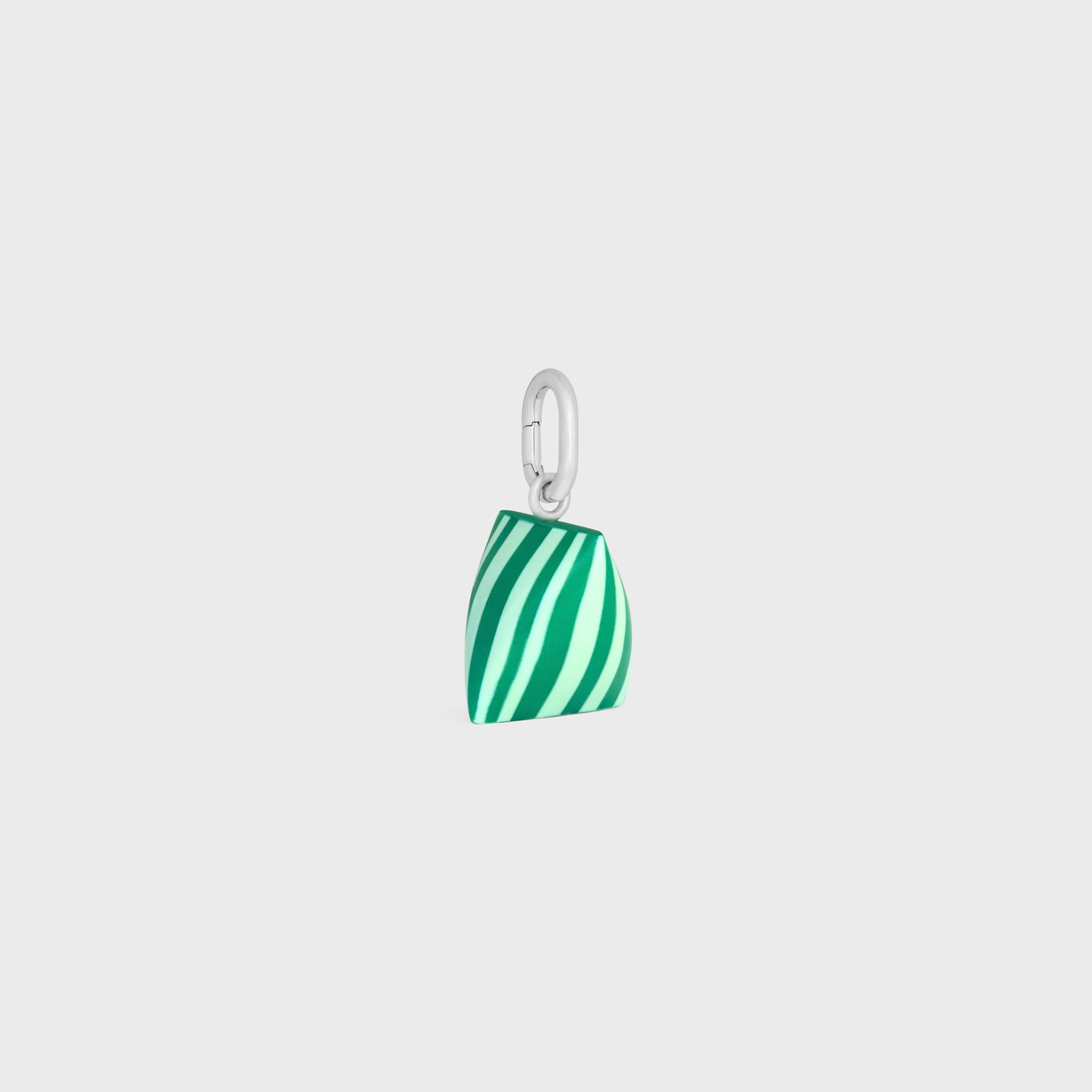 CHARM BERLINGOT EN RÉSINE ET LAiton FINI RHODIUM
