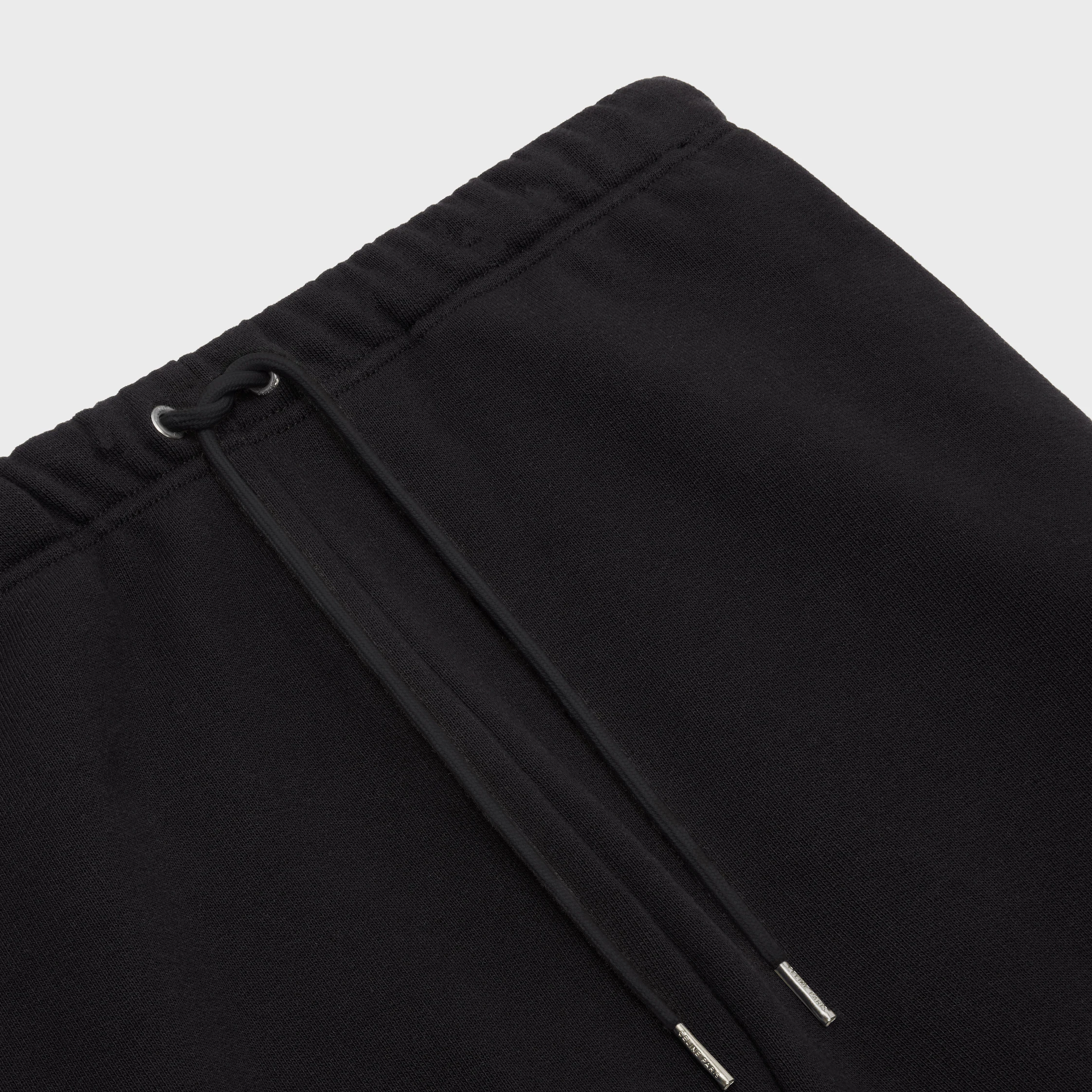 shorts celine en molleton coton