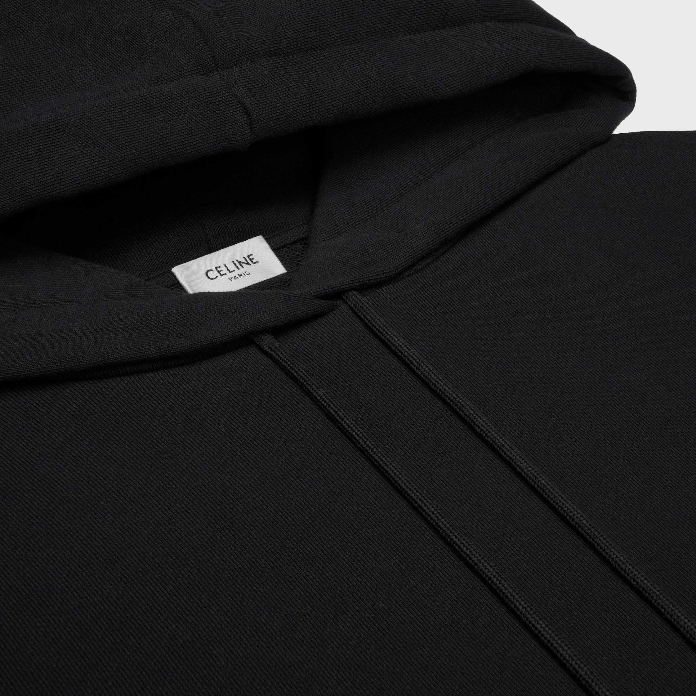 hoodie en molleton de coton
