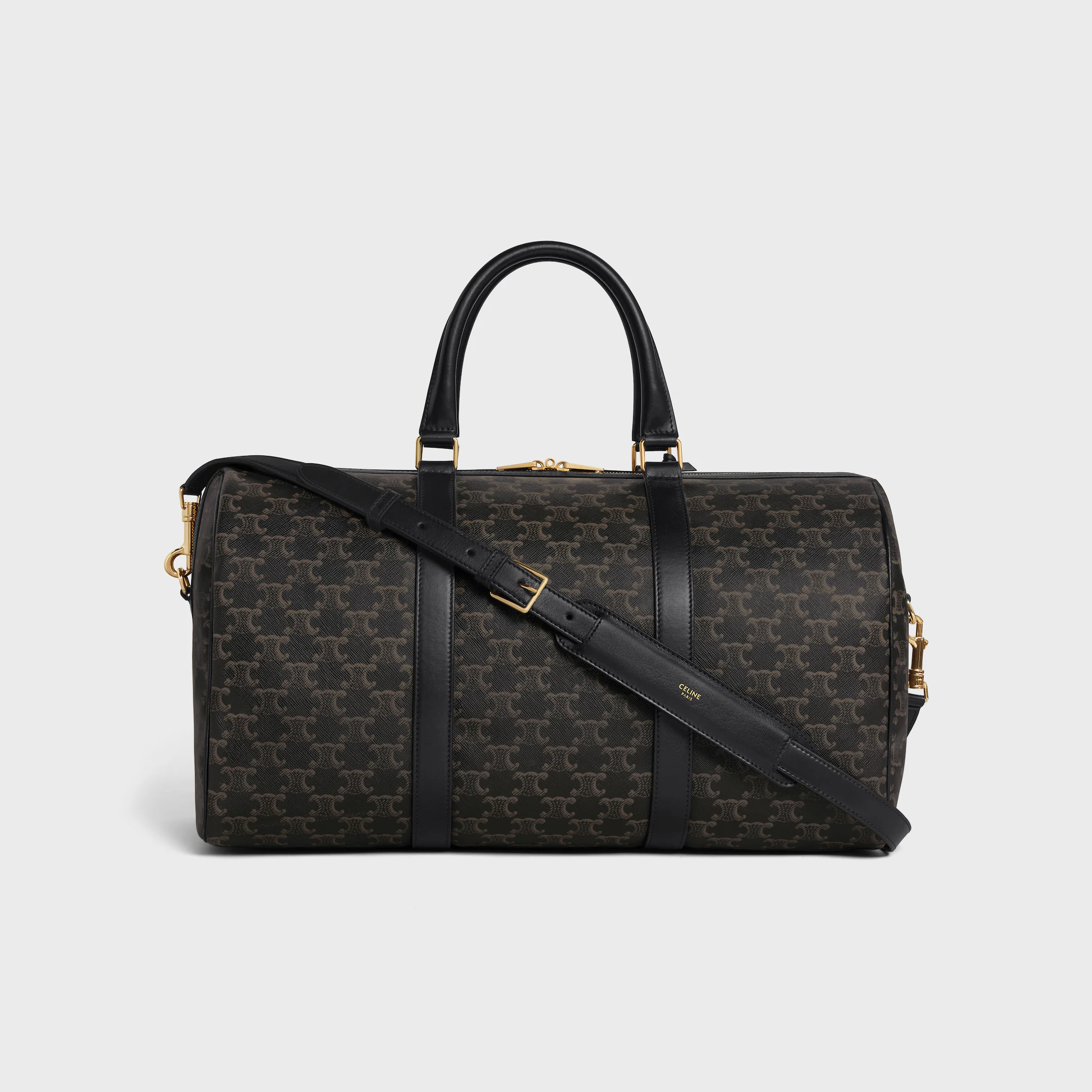 Sac à main IN Triomphe en toile et cuir de veau