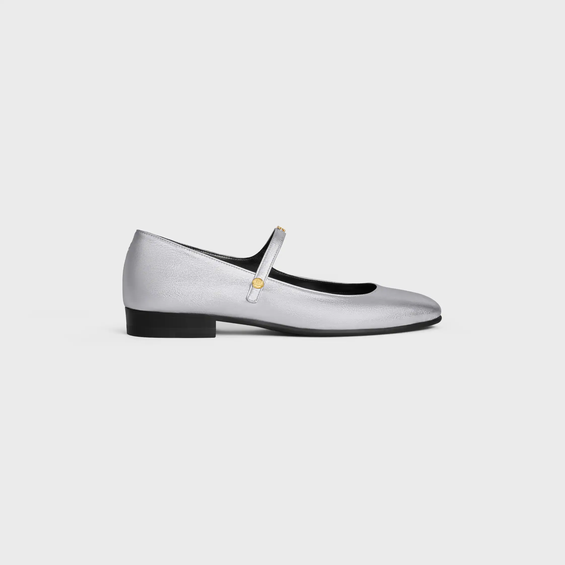CITY BALLERINA EN PEAU DE MOUTON LAMINÉE