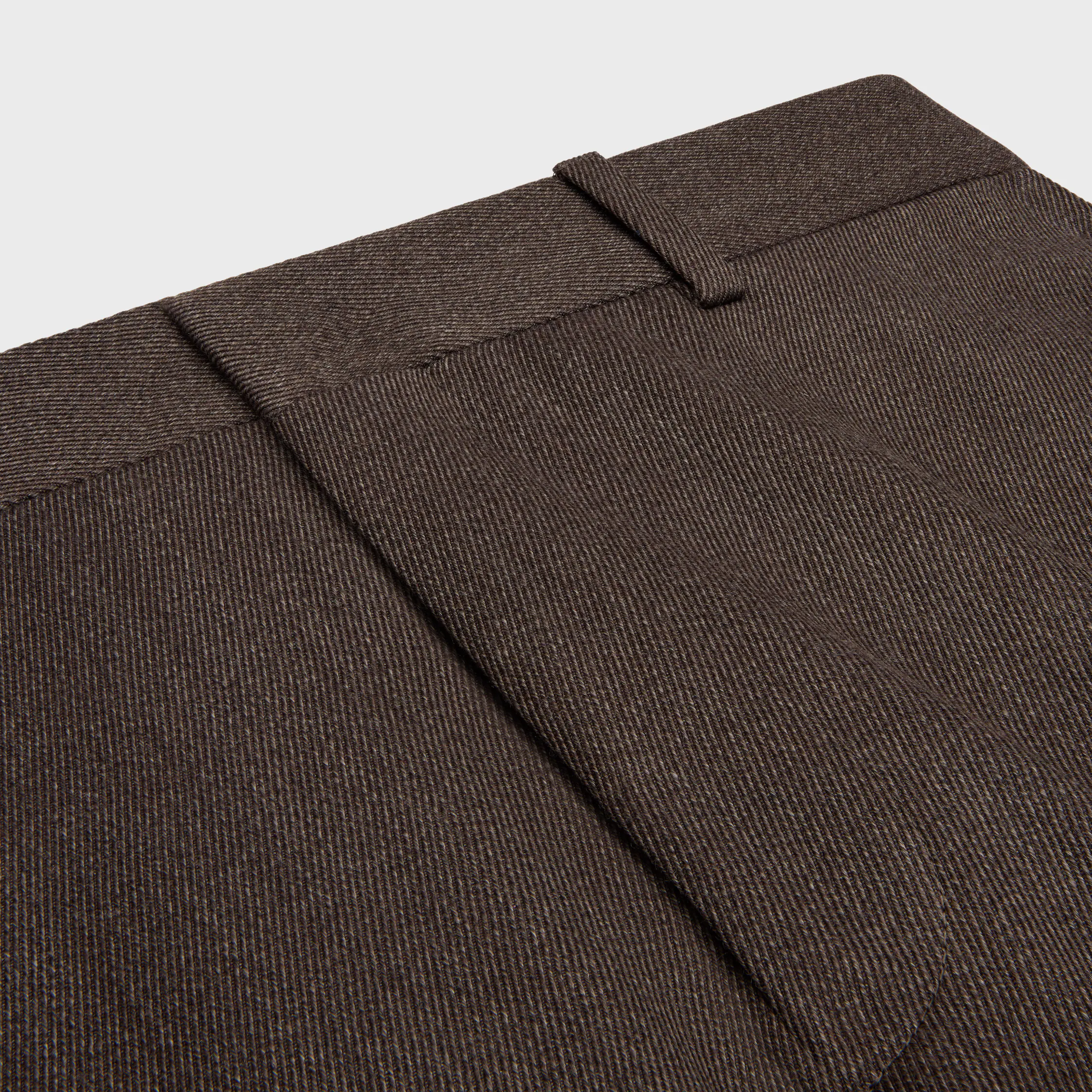 pantalon ethan en gabardine de laine