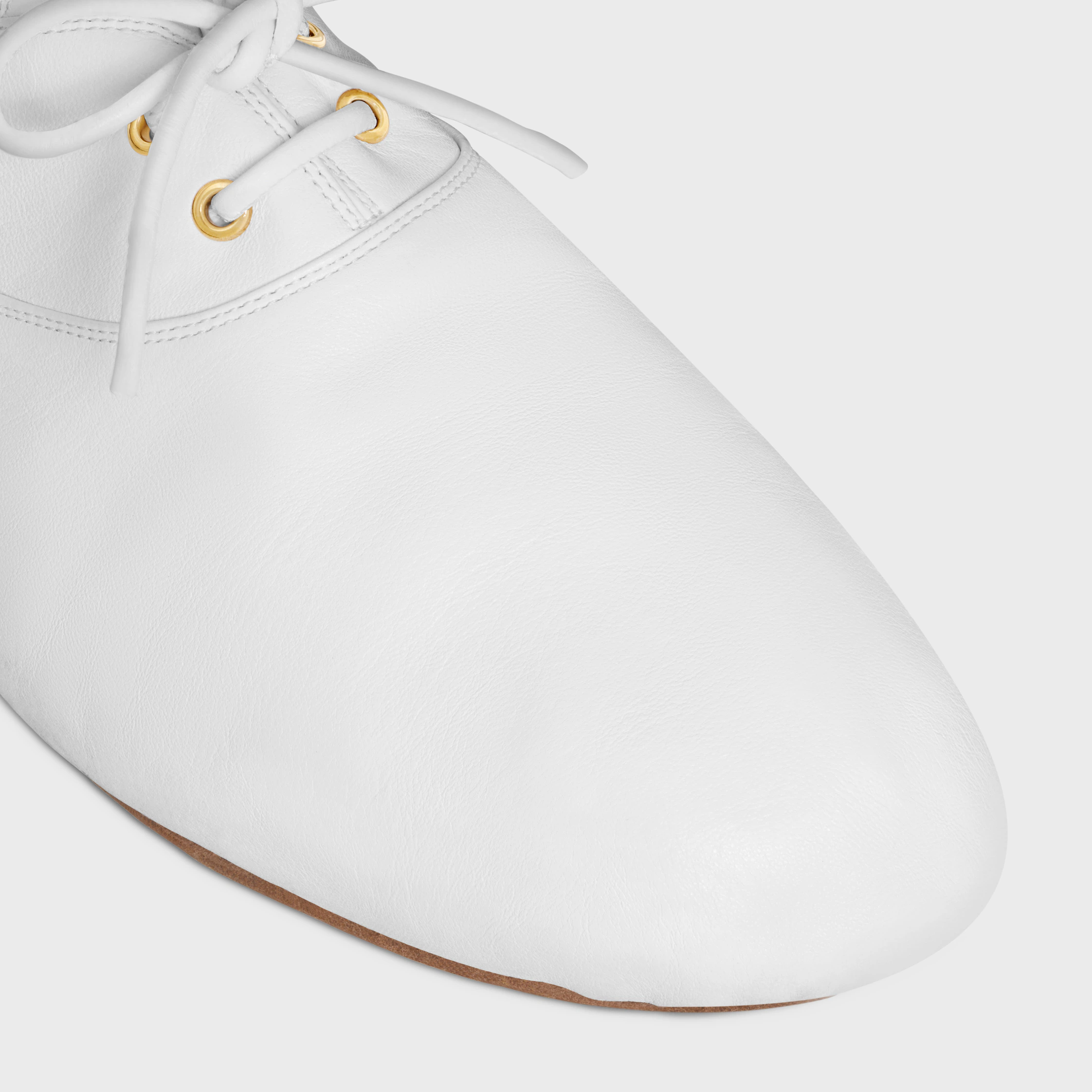 CHAUSSURE À LACETS EN PEAU DE MOUTON