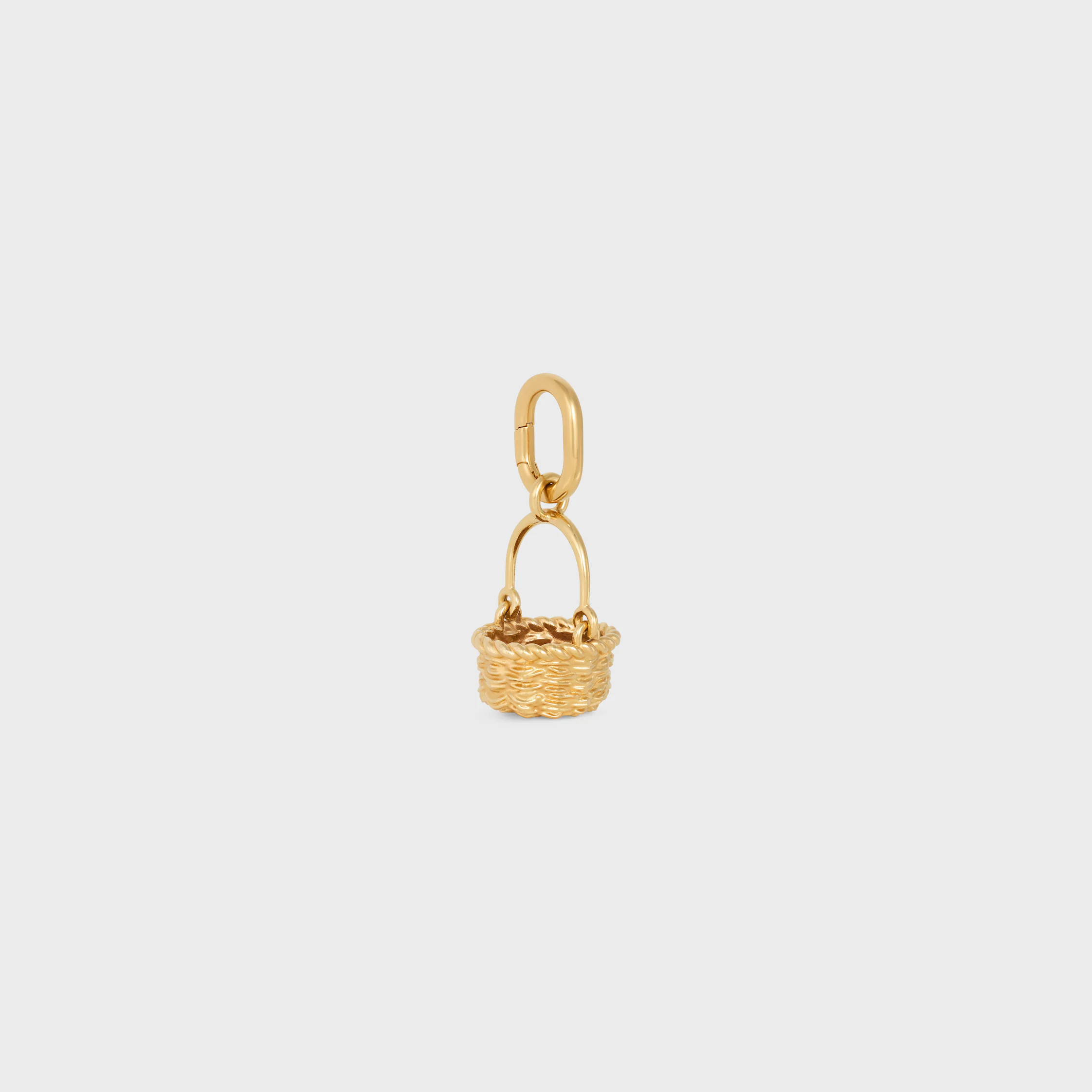 CHARM PANIER EN LAiton FINI OR