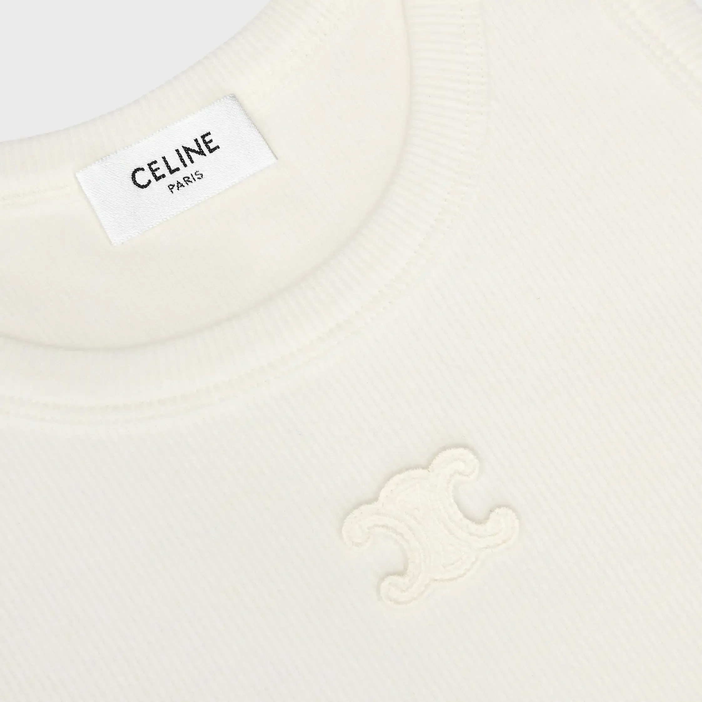 T-shirt triomphe en coton à mailles