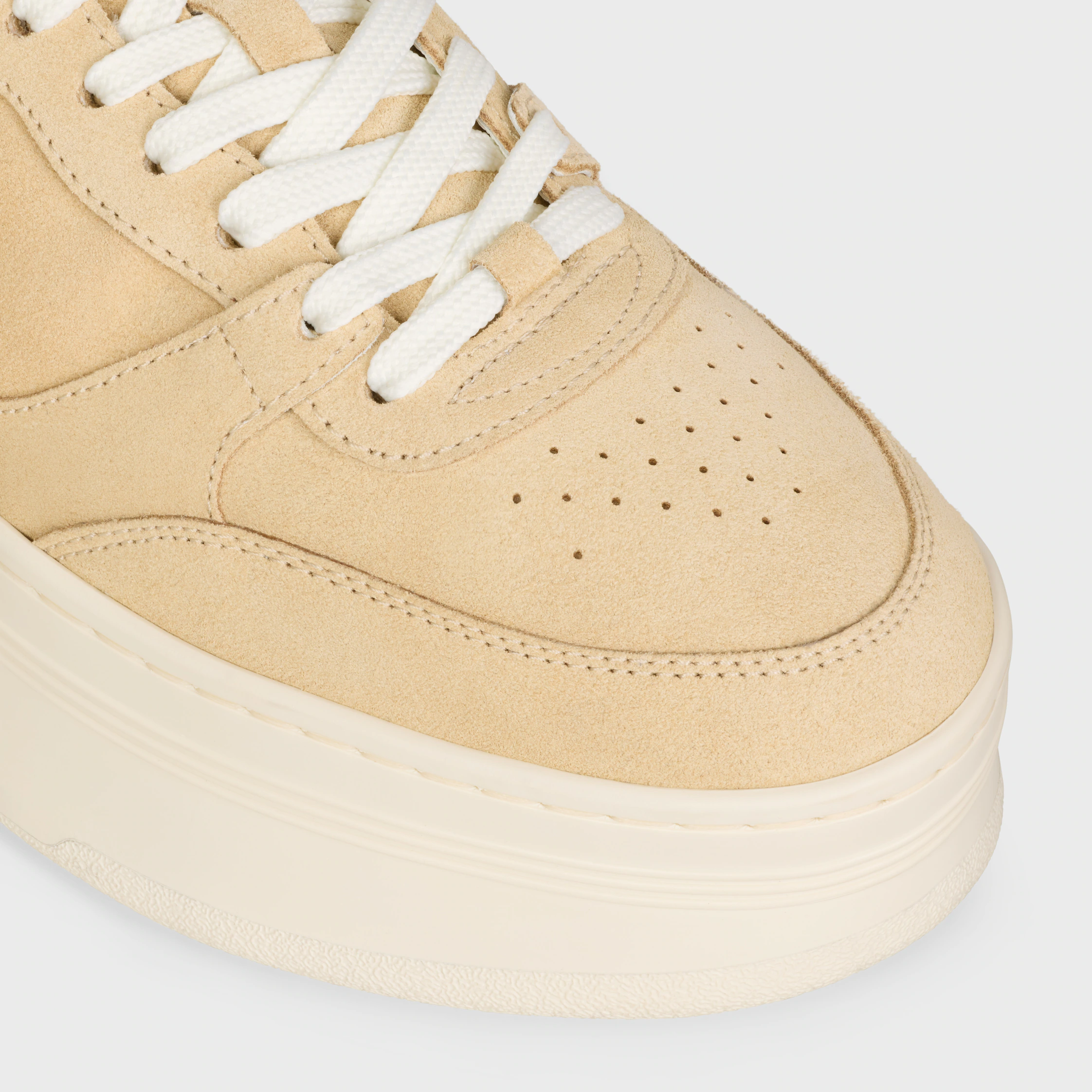 BLOCS CHAUSSURES DE TYPE SNEAKER EN CUIR DE VEAU ET CUIR DE VEAU