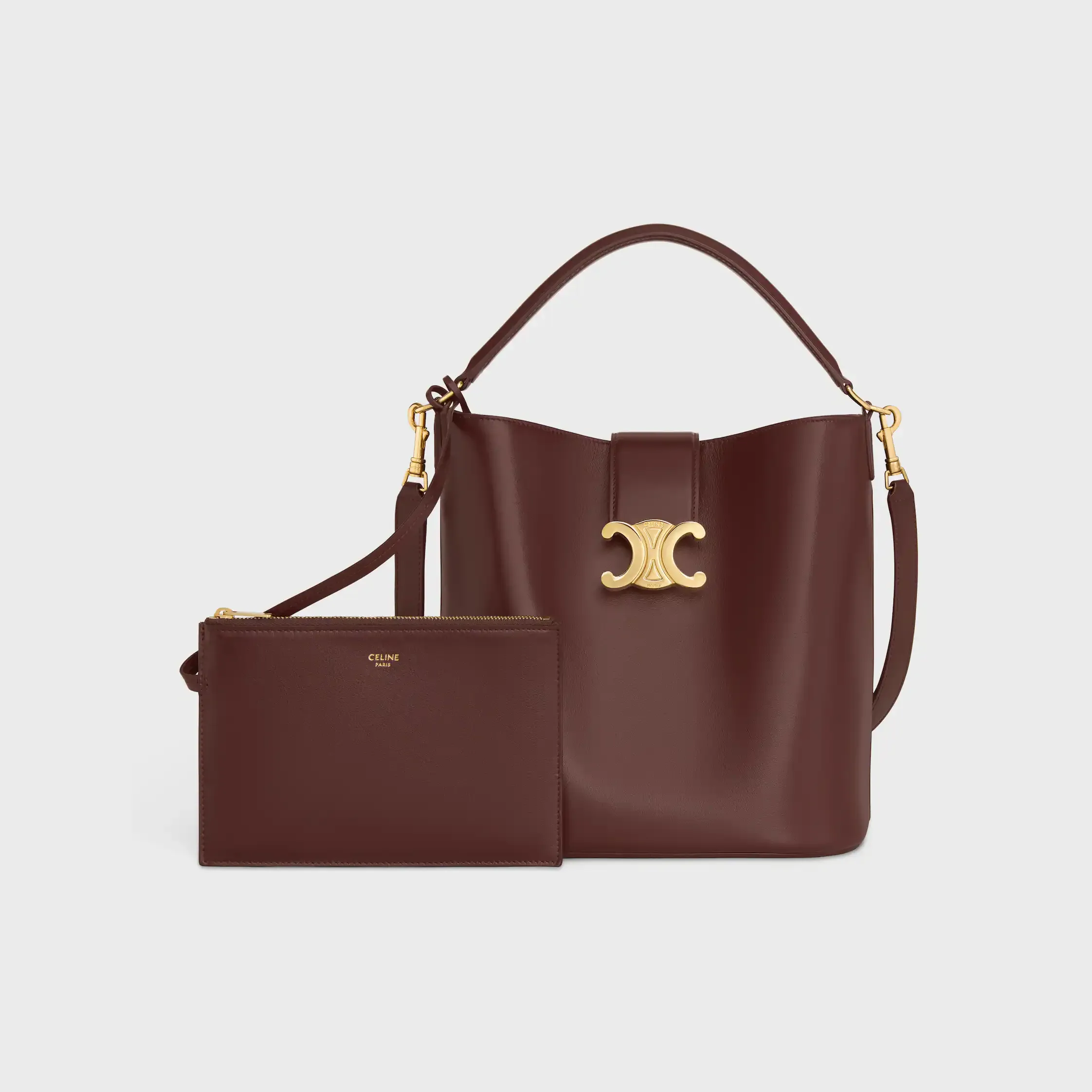 SAC À MAIN MOYEN LOUISE EN VEAU LIS