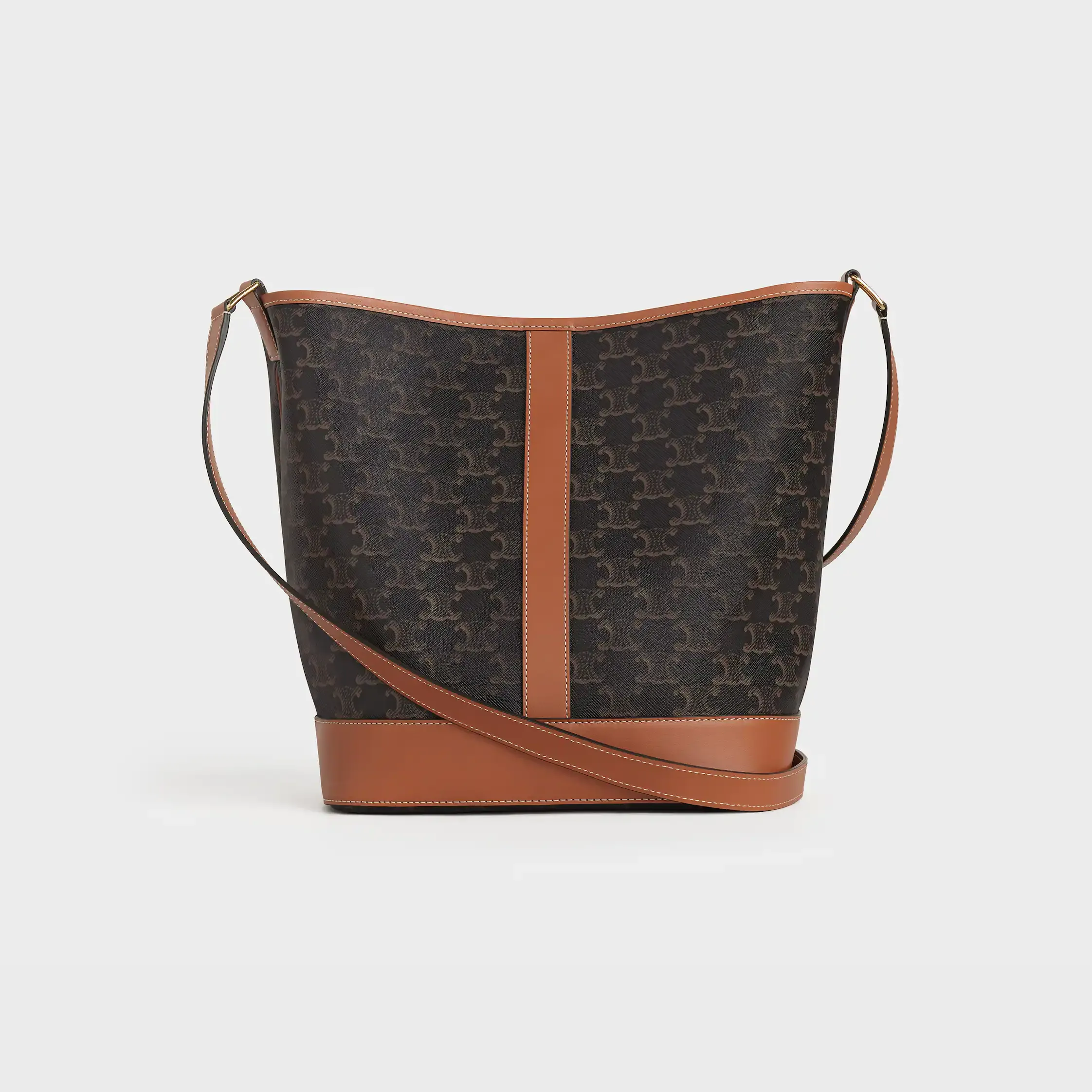 Sac à main moyen IN Triomphe toile et veau