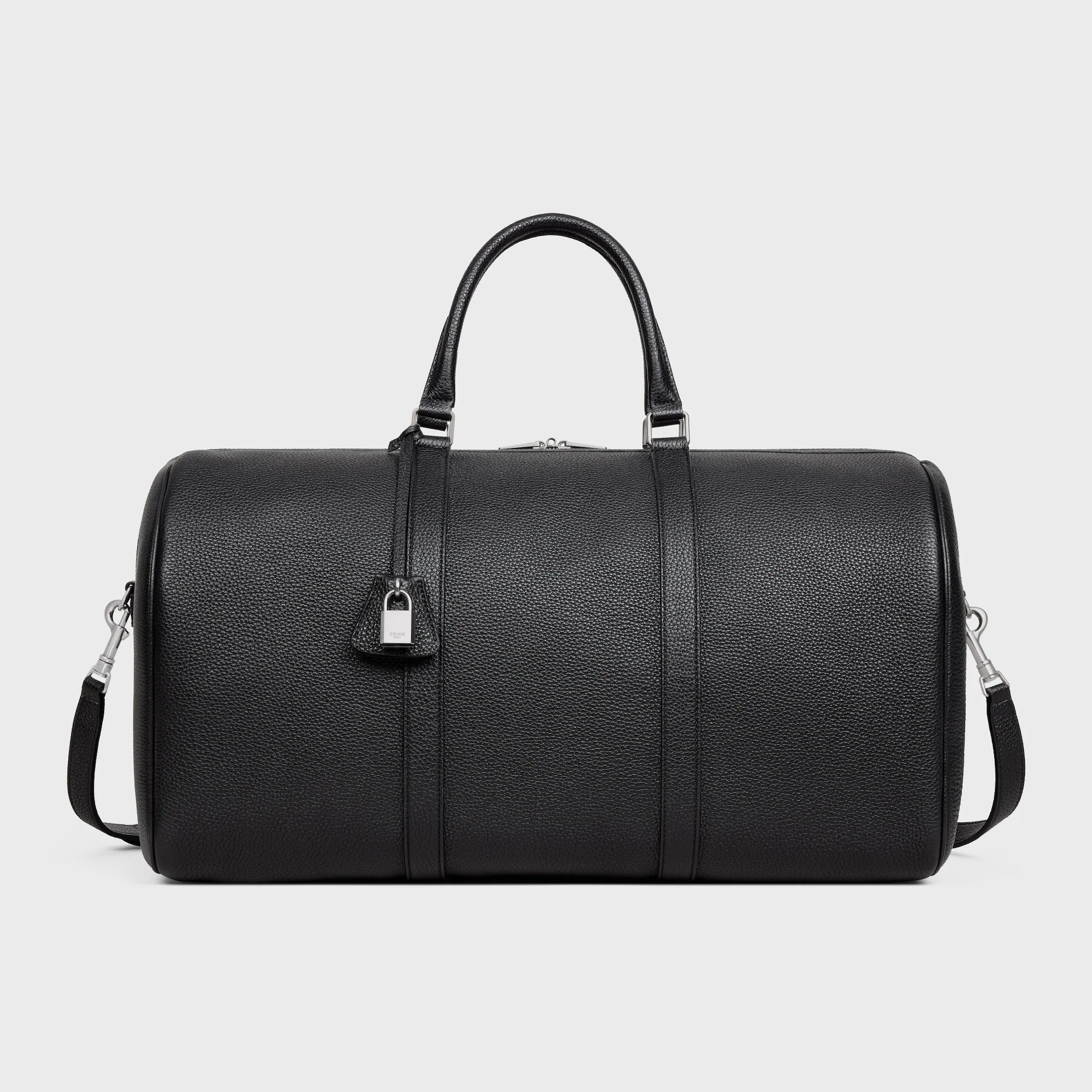 Grand sac à main en cuir de veau grainé