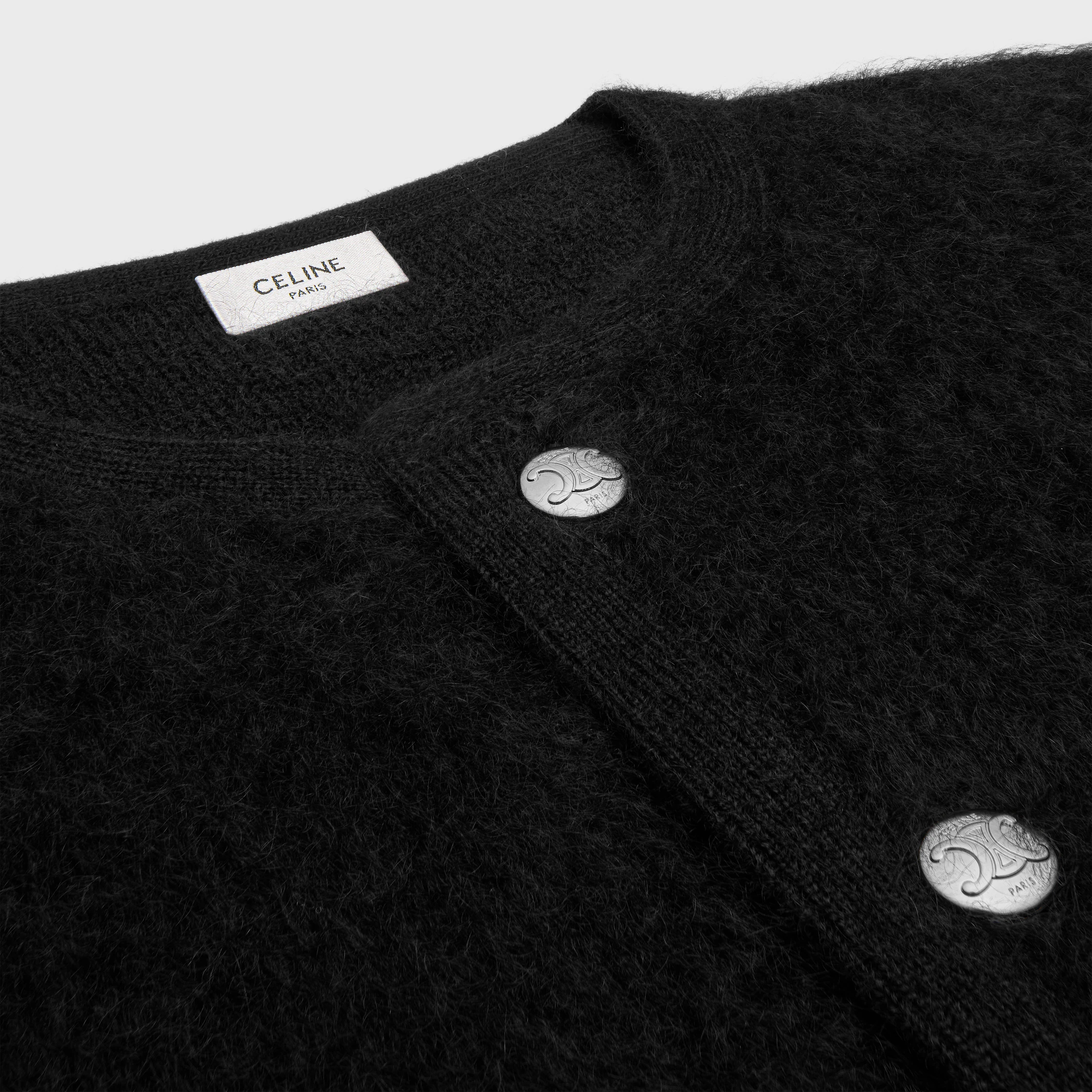 cardigan IN mohair bouclé