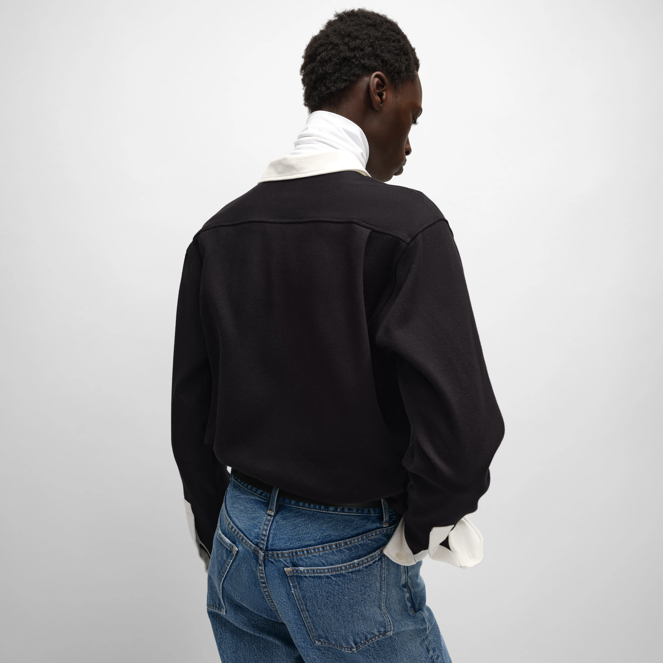 MANTEAU EN COTON RIBBÉ