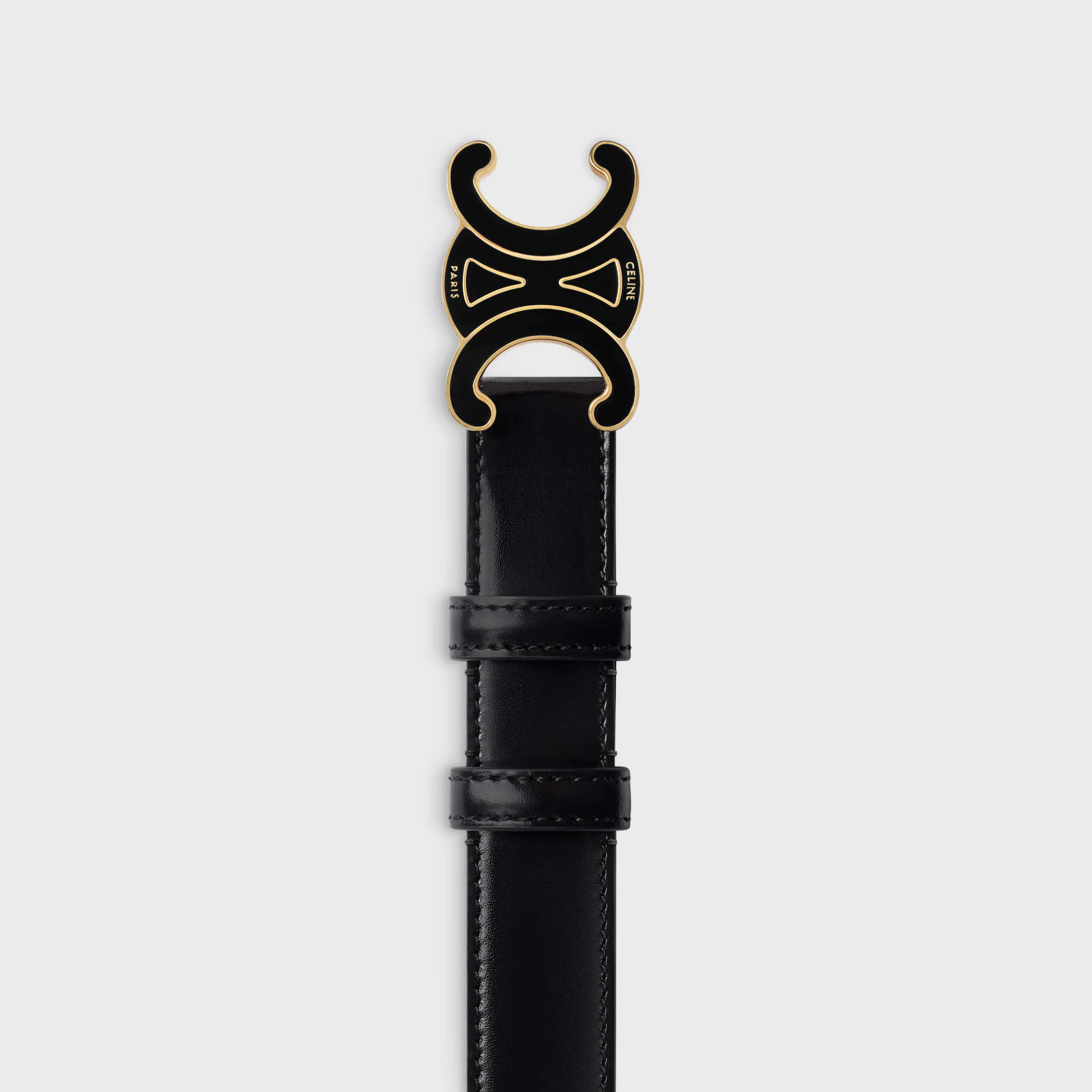 CEINTURE TRIOMPHE 25 MM EN CUIR TAURISSON MEDIUM