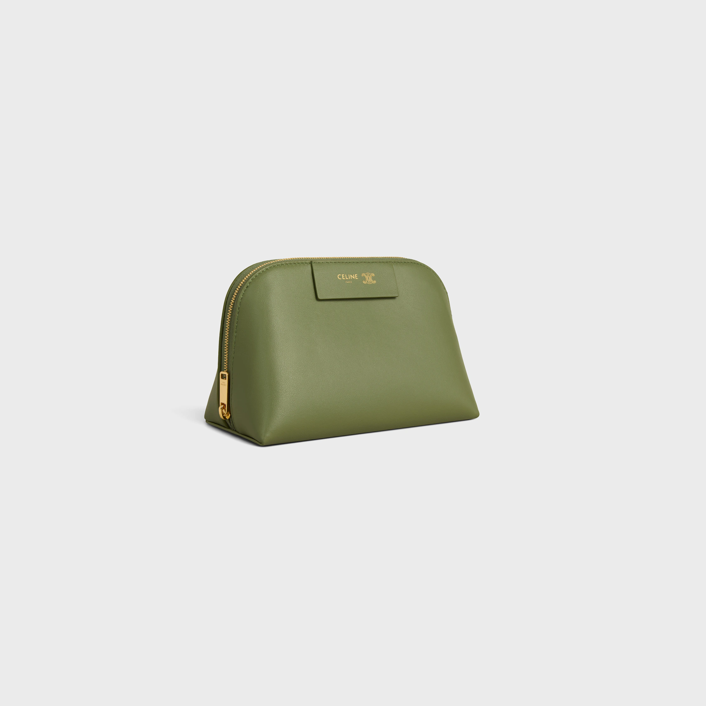 POCHETTE À ROUGE À LÈVRES EN VEAU LISS