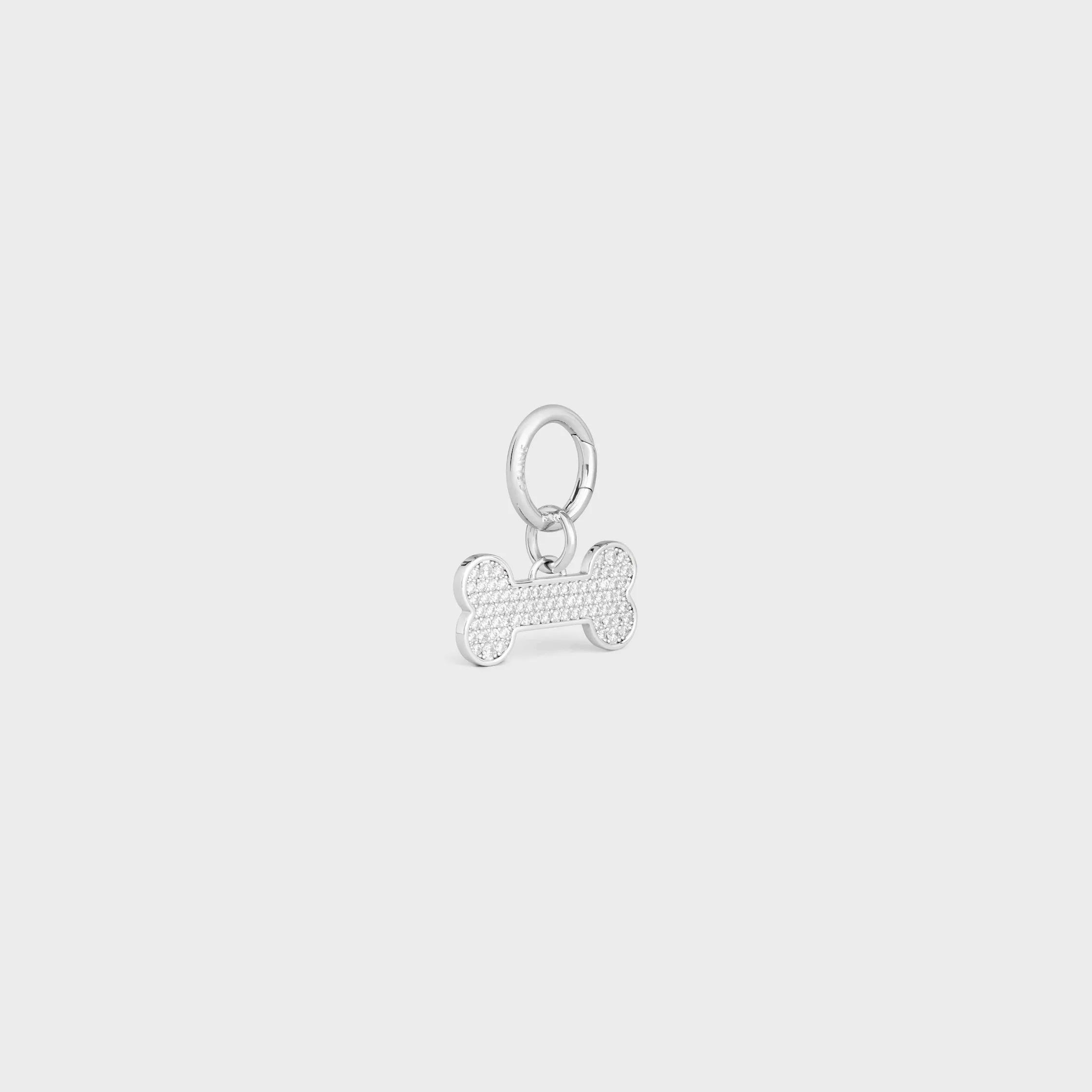 Médaille en laiton avec strass pour chien