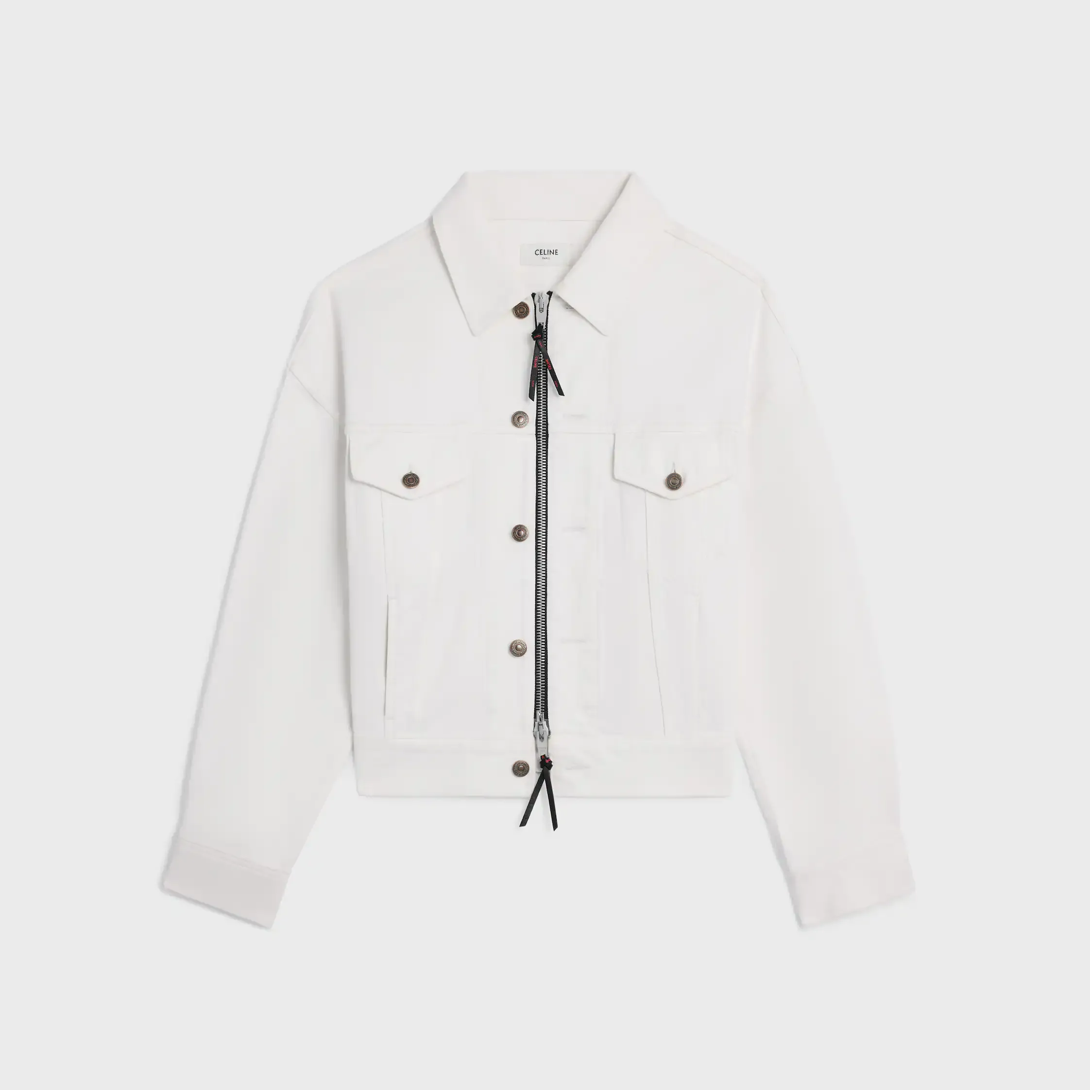 Veste trucker en denim coton