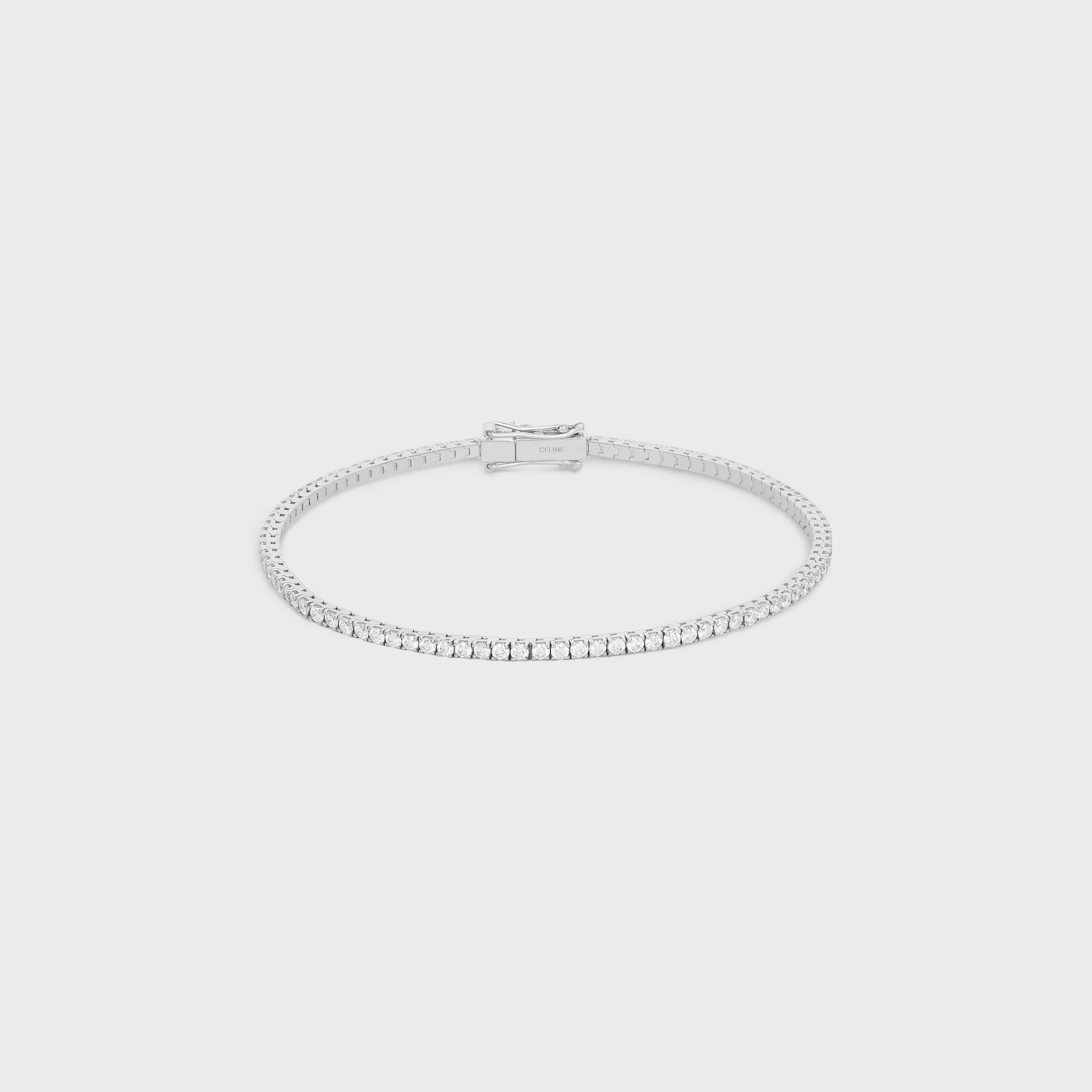 Bracelet Tennis en Or Blanc et Diamants