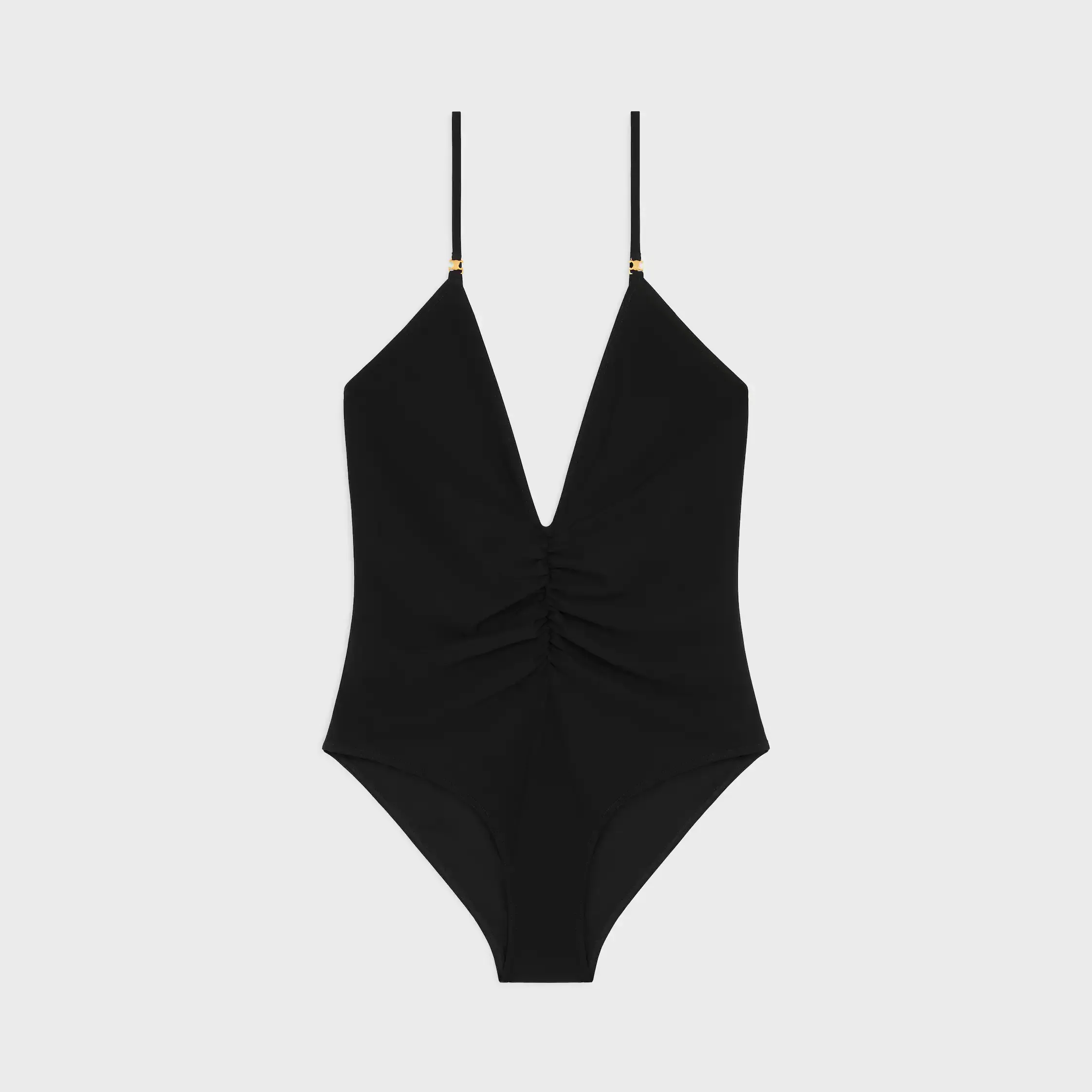 maillot de bain à baleines en jersey mat