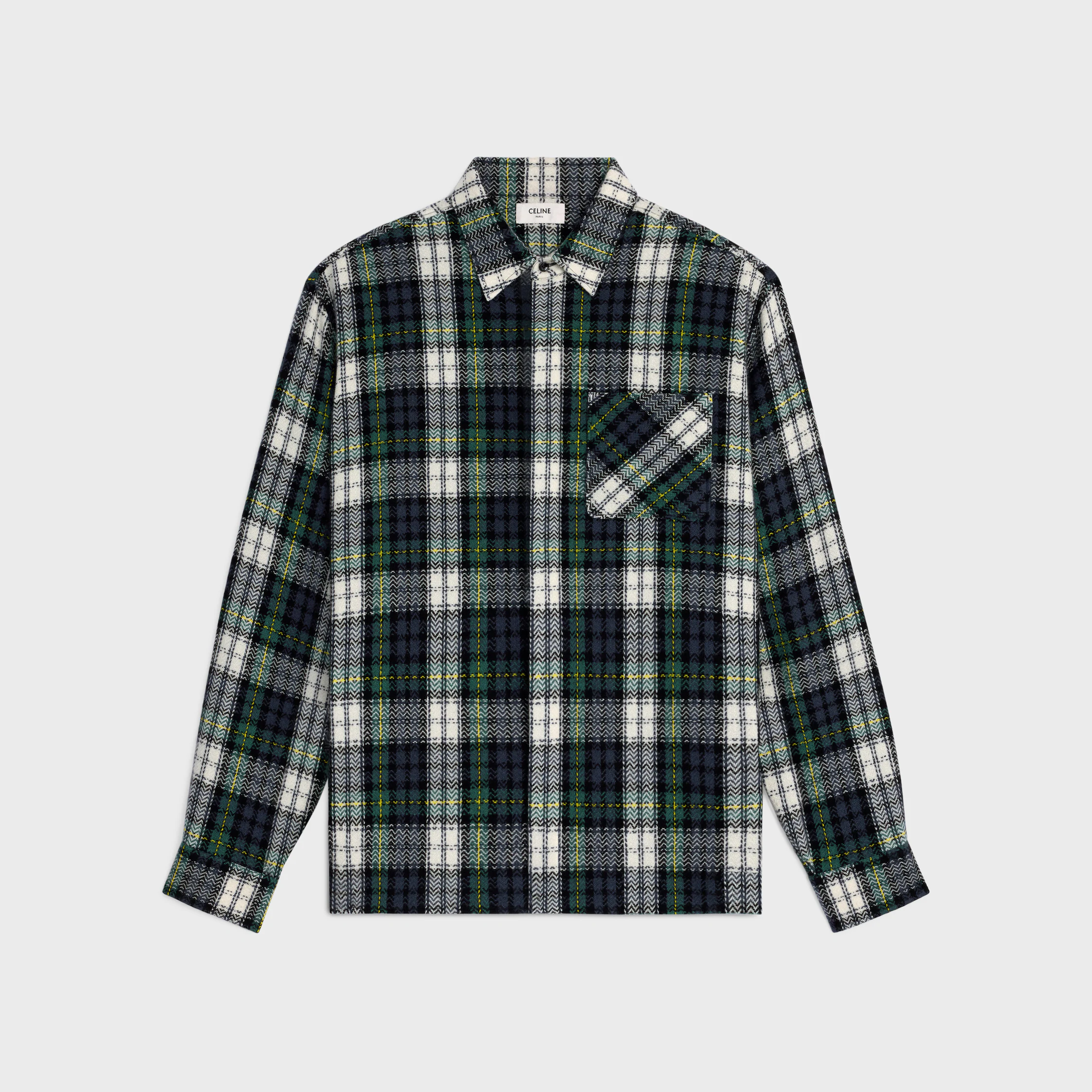 surchemise IN tartan cachemire