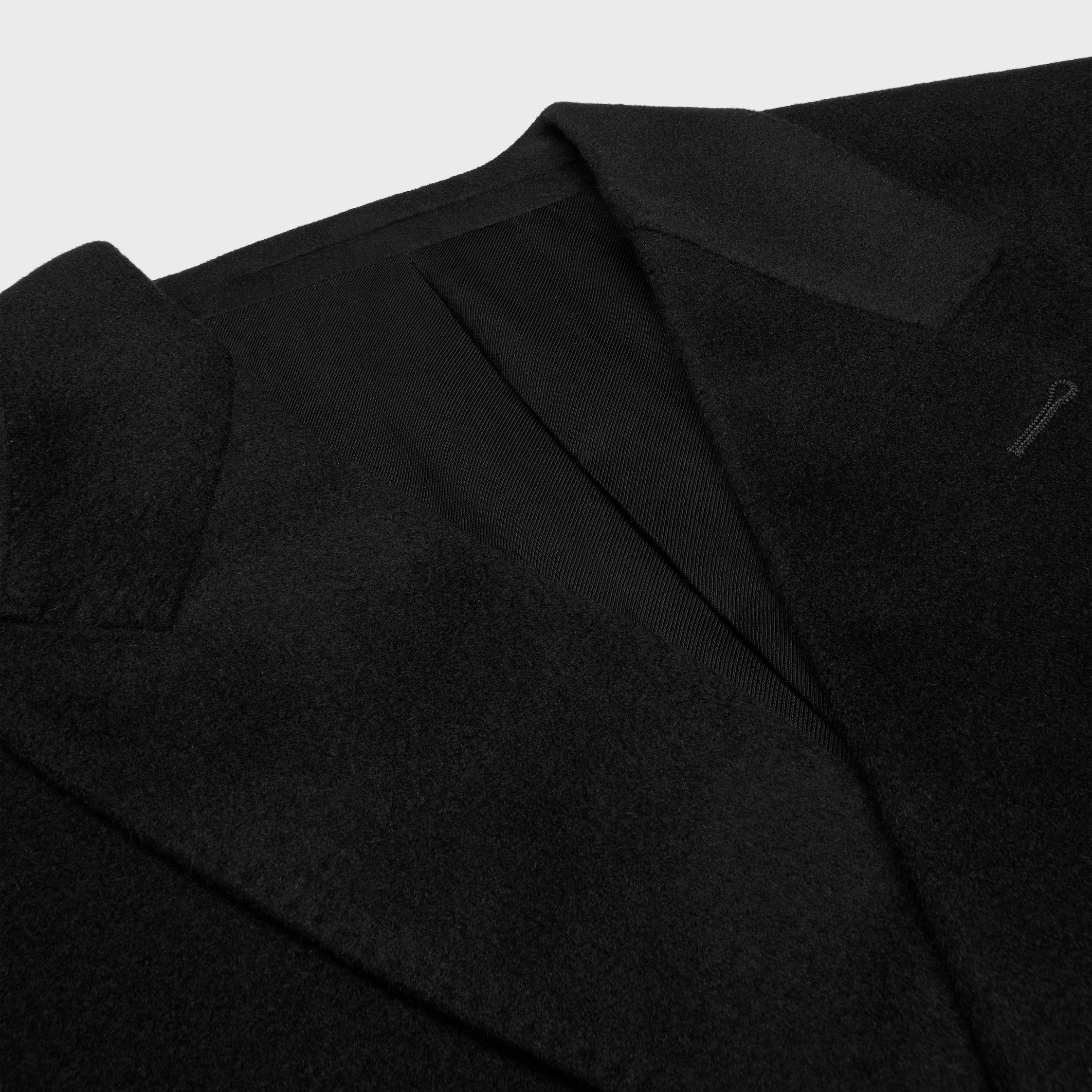MANTEAU DOUBLE BOUTONNÉ EN TISSU DE LAINAGE