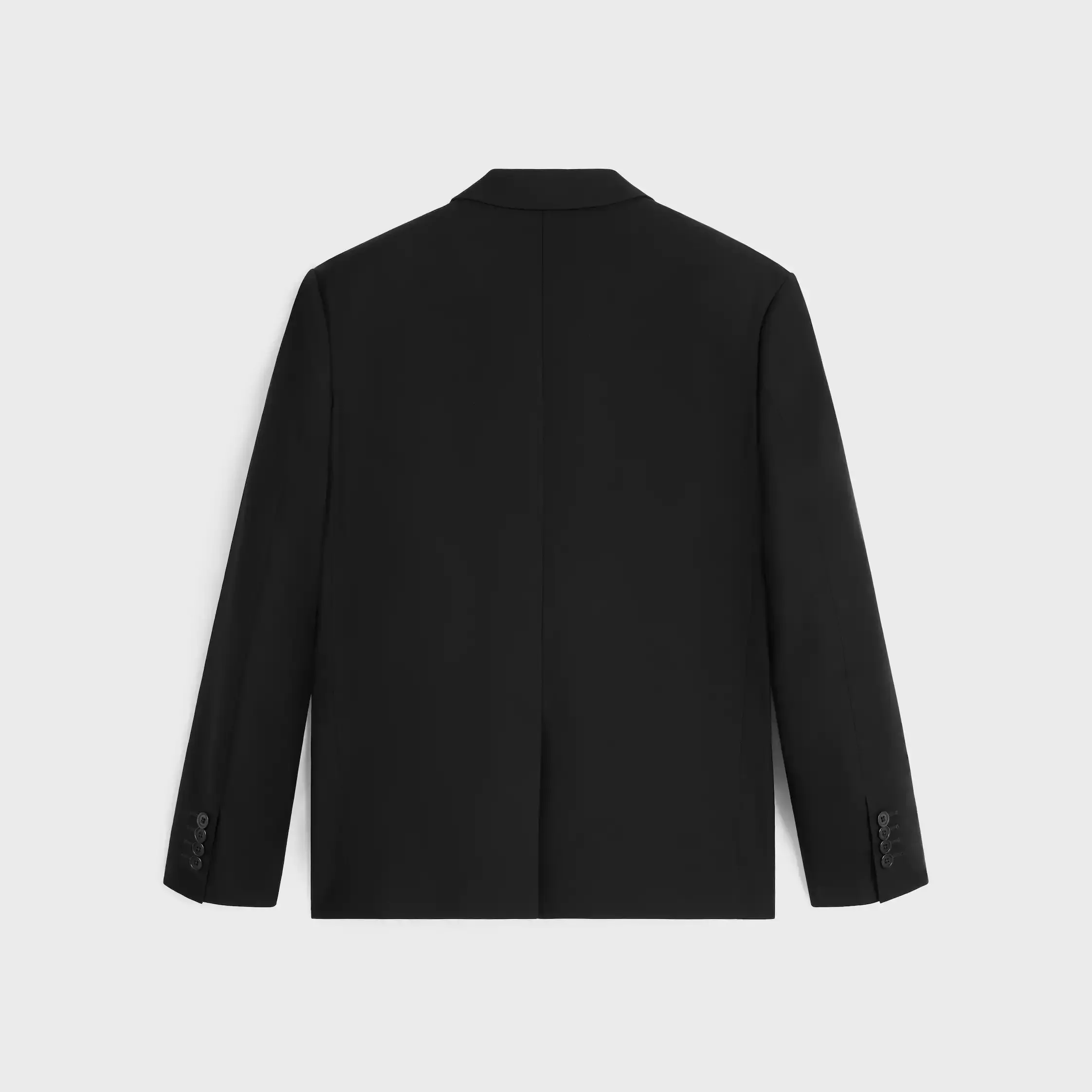 veste sur mesure en gabardine de laine