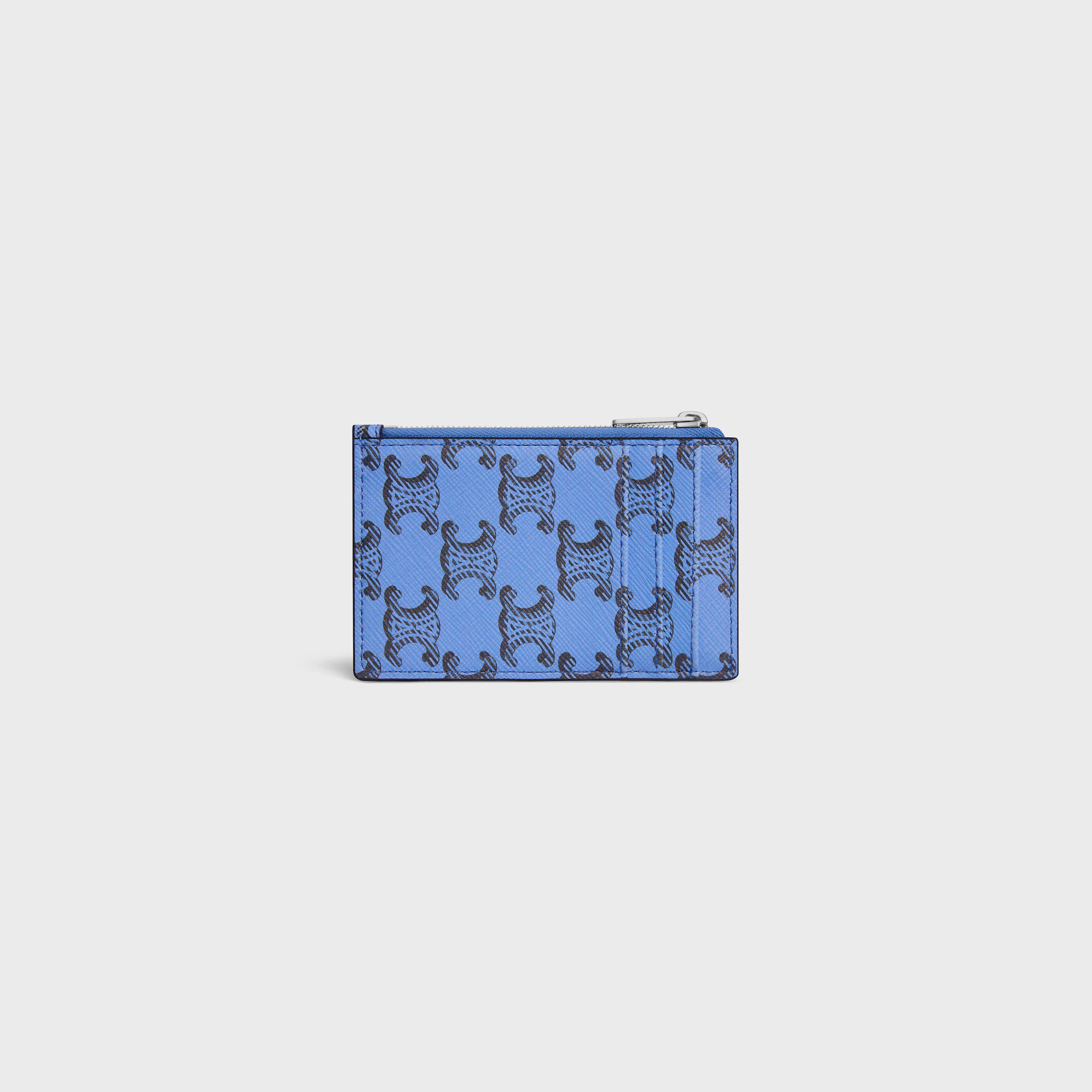 Porte-cartes zippé IN Triomphe toile et veau