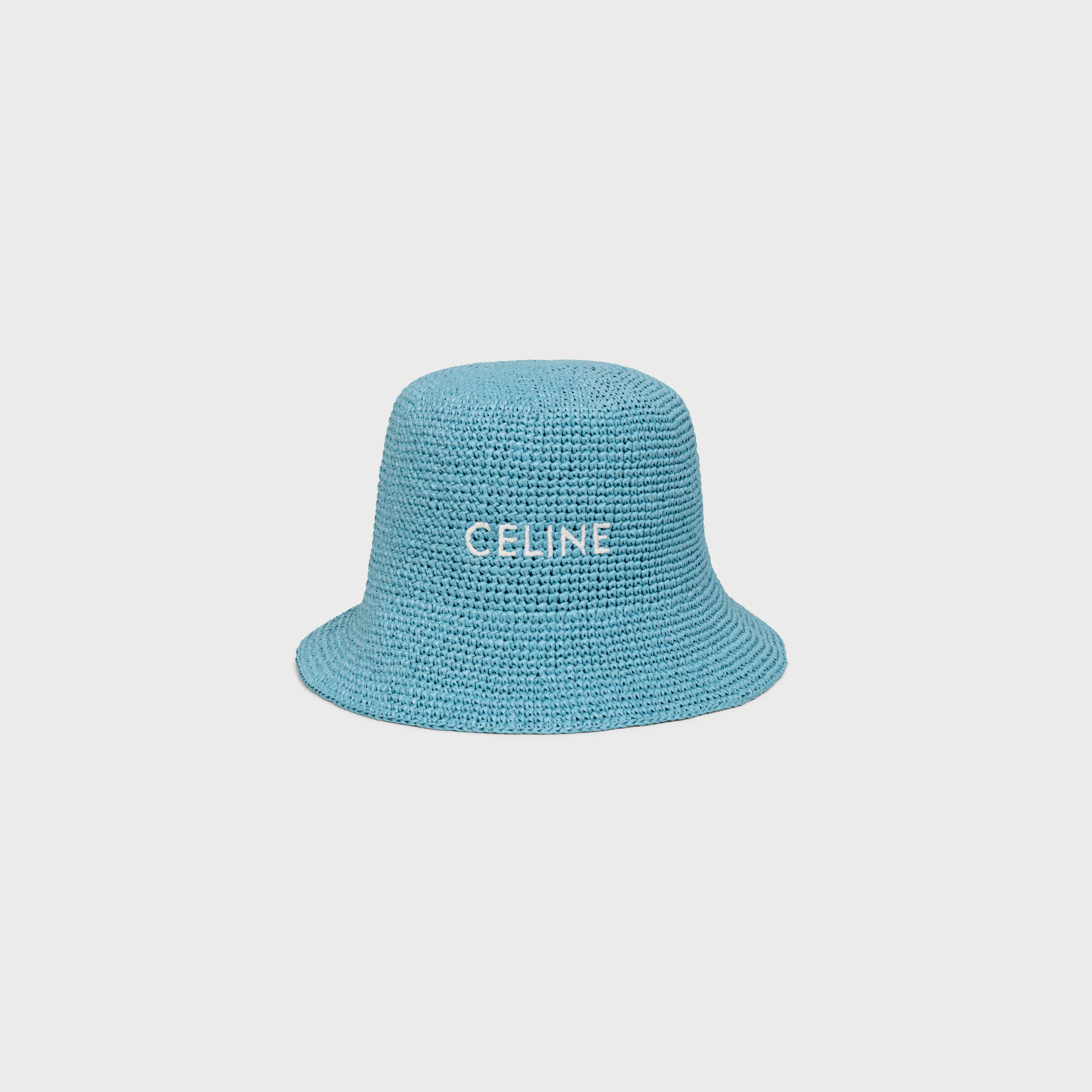 chapeau melon en raphia