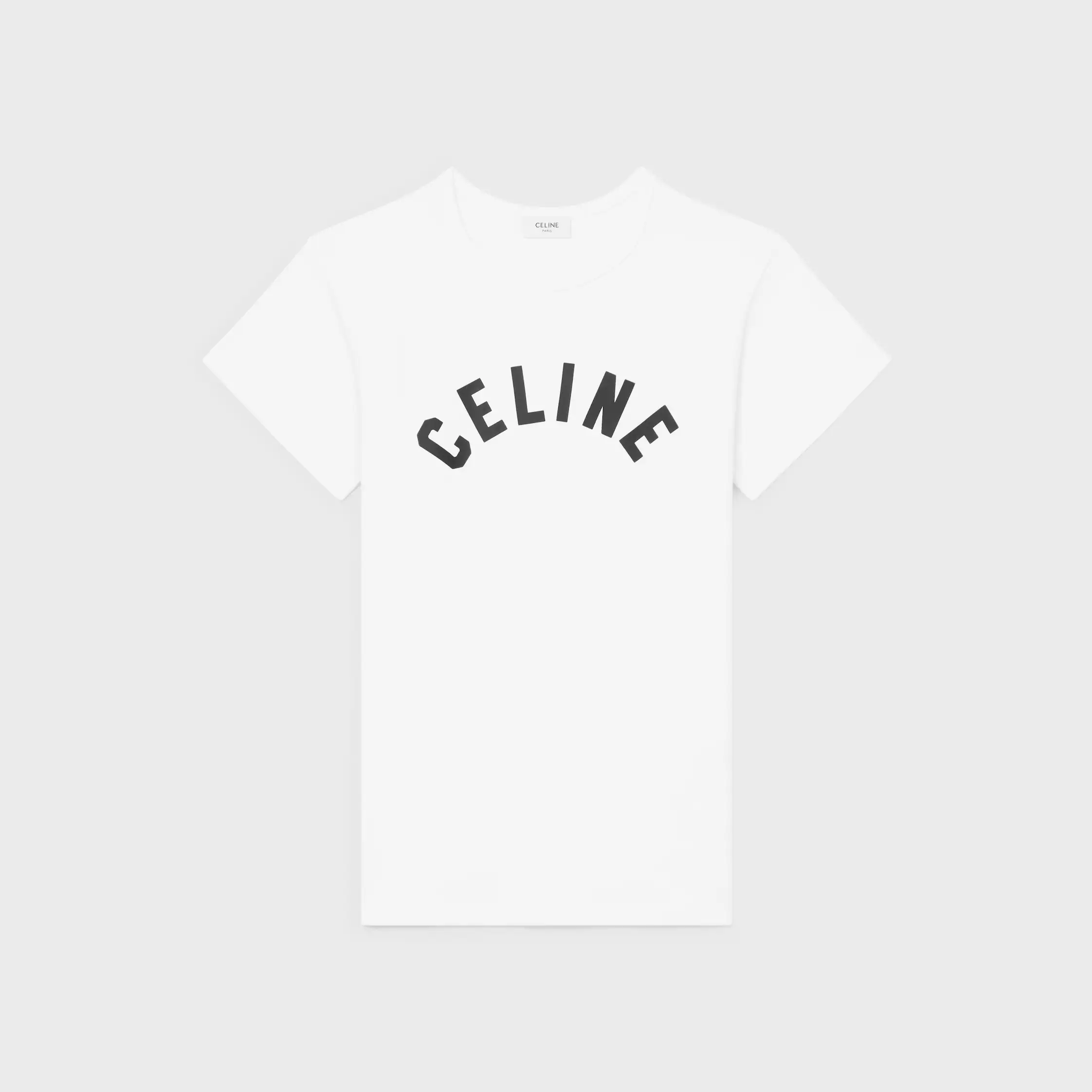 t-shirt régulier EN COTON À MAILLES