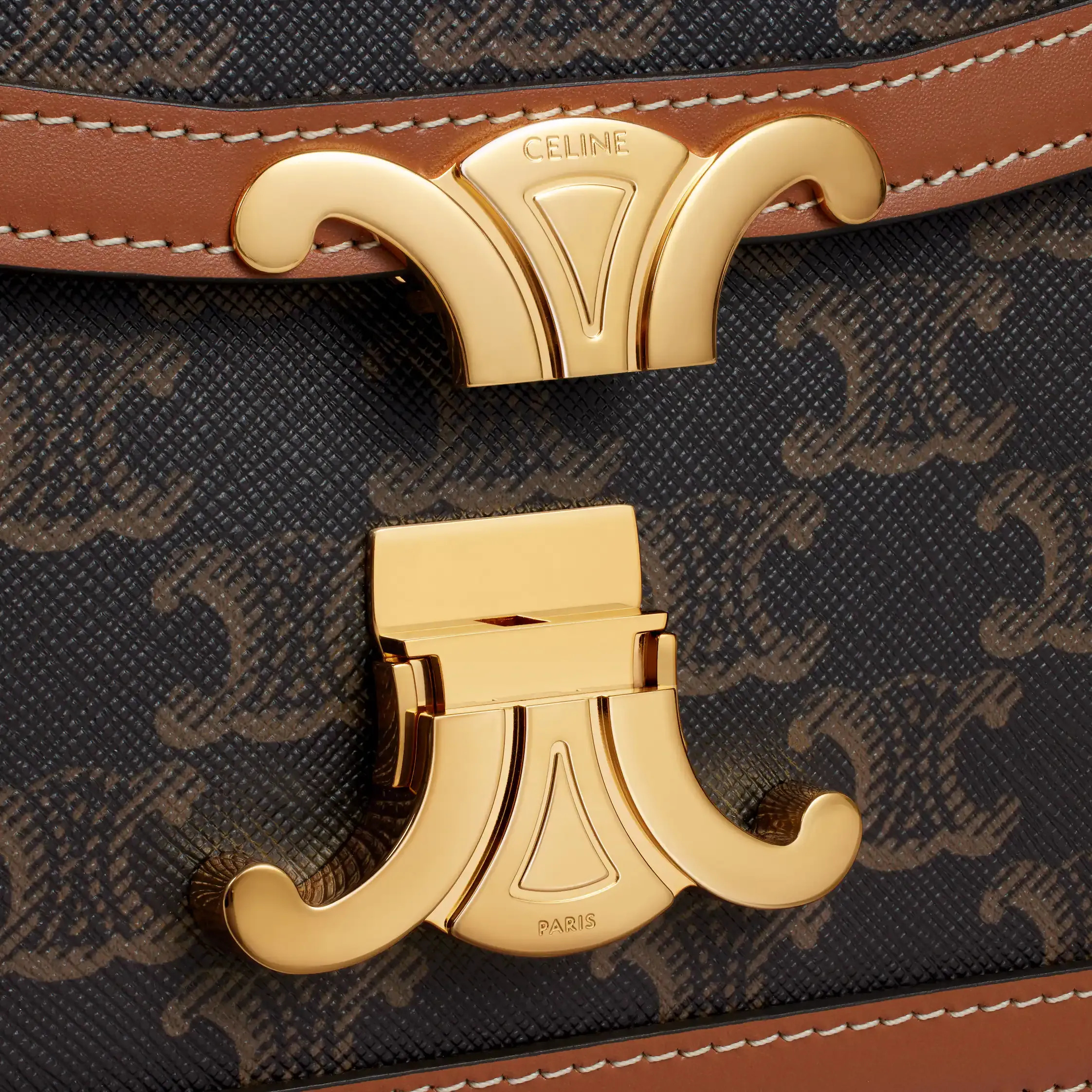 SAC TEEN TRIOMPHE EN TOILE TRIOMPHE ET CUIR DE VEAU