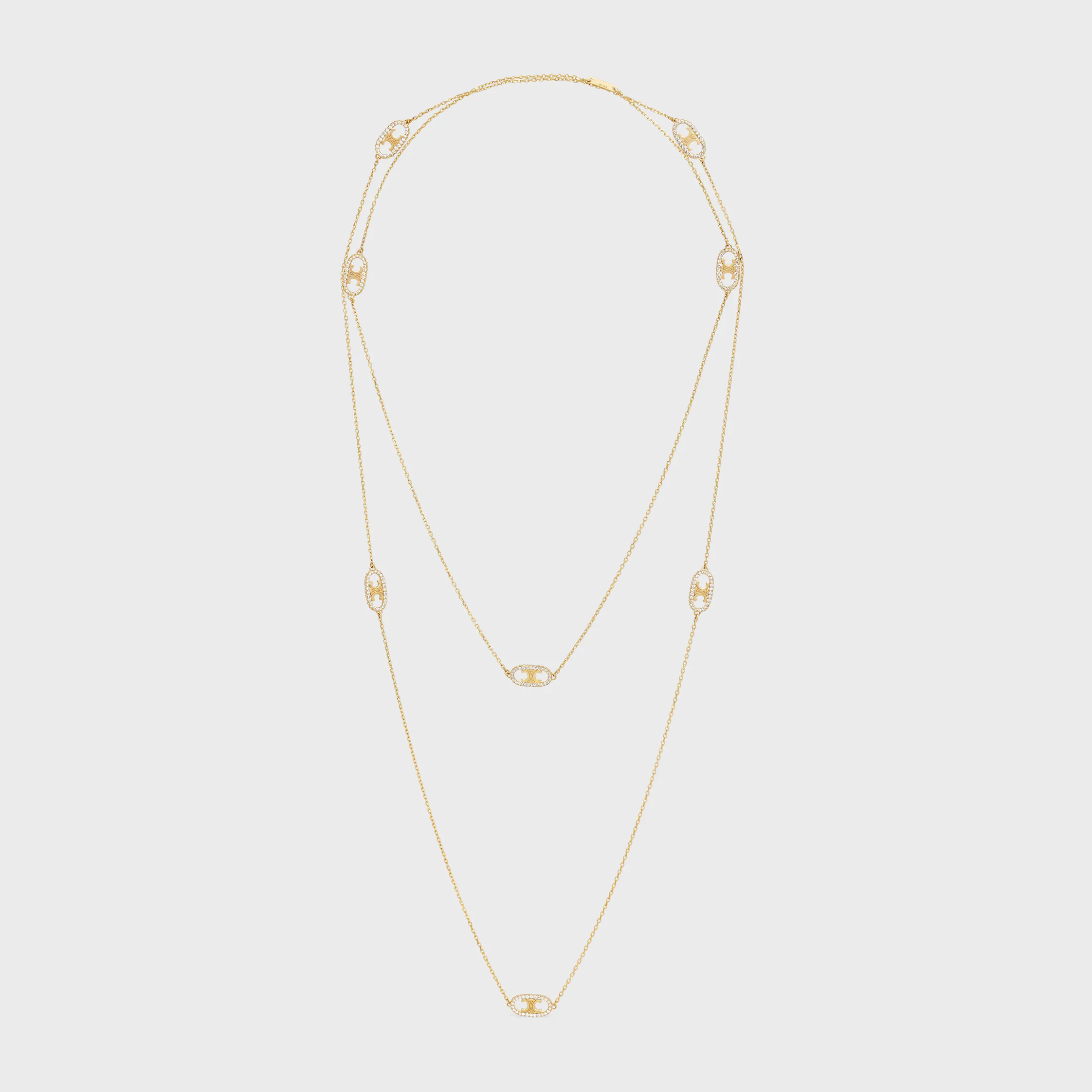 Collier Maillon Triomphe en or jaune et diamants