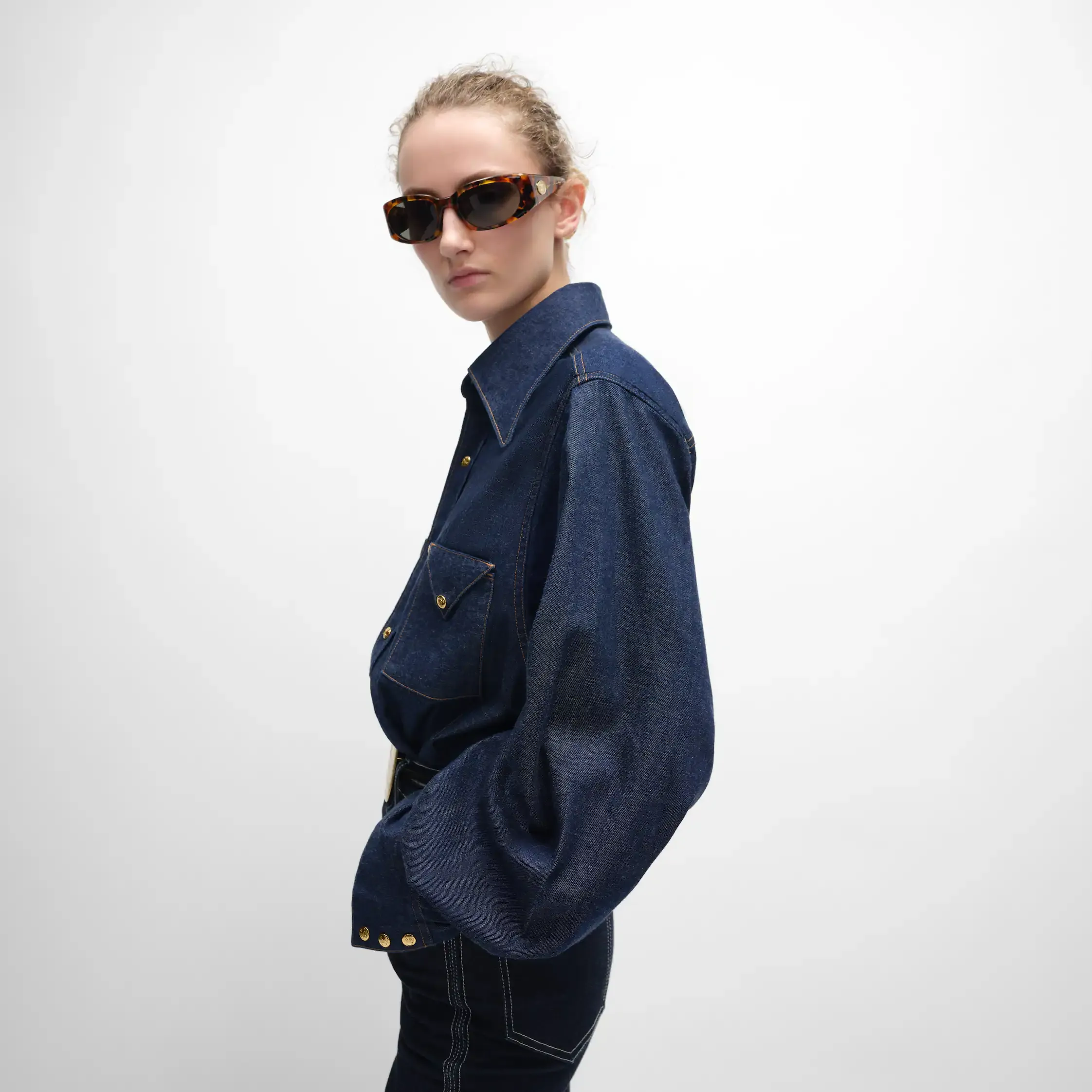 chemise en denim