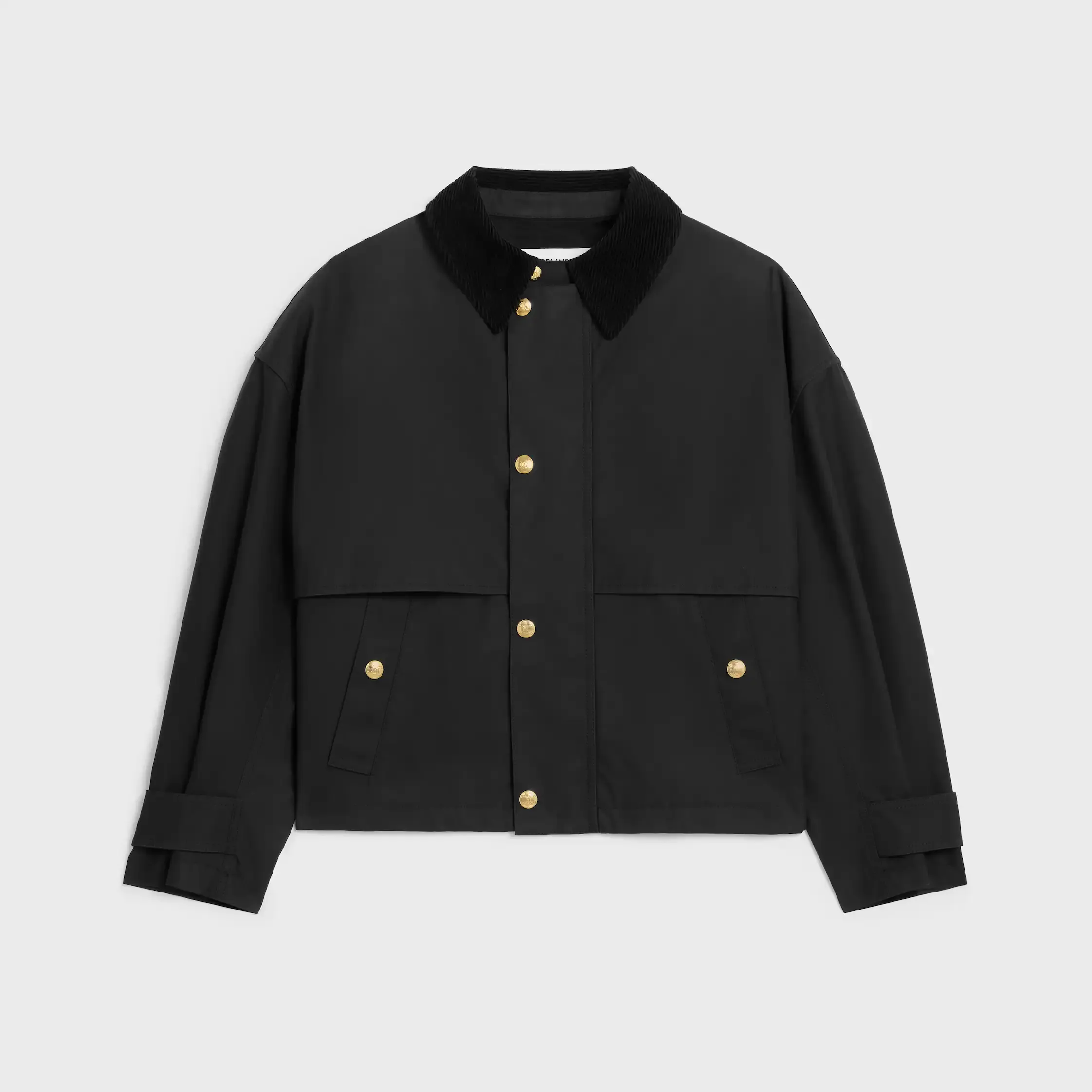 Veste en coton ciré