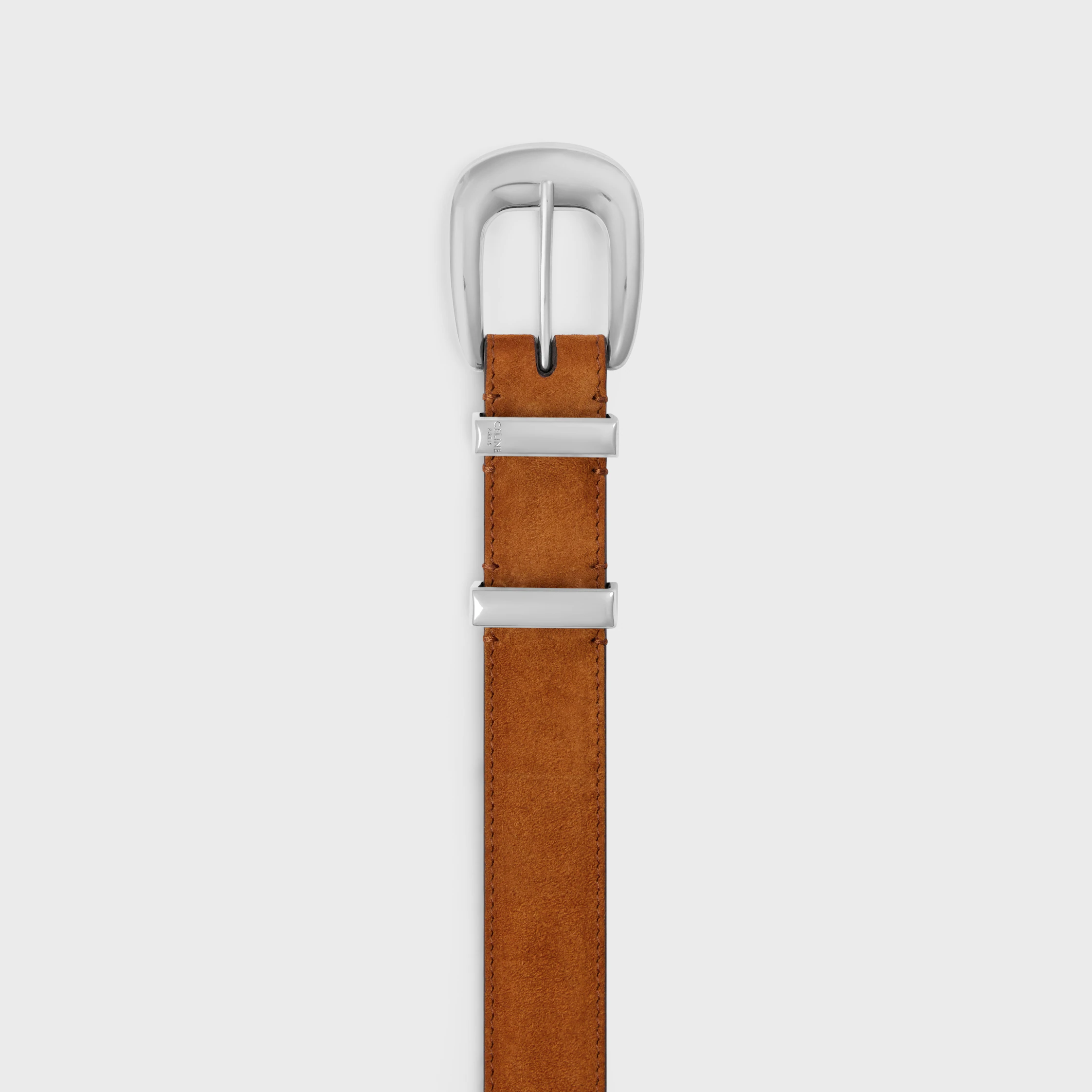 Ceinture Western 25 MM en Cuir de Veau Suédé