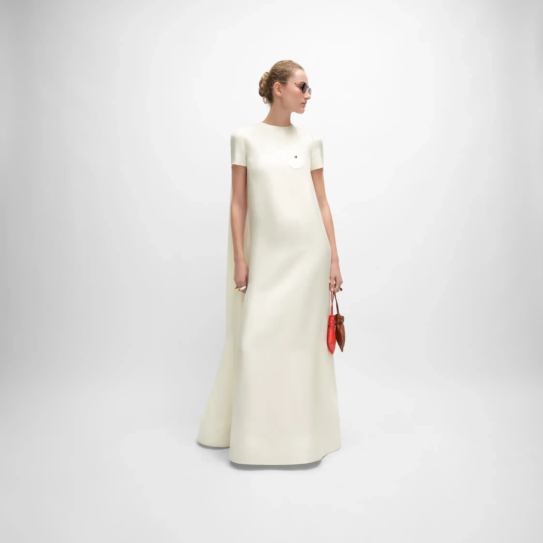 robe en organza de soie