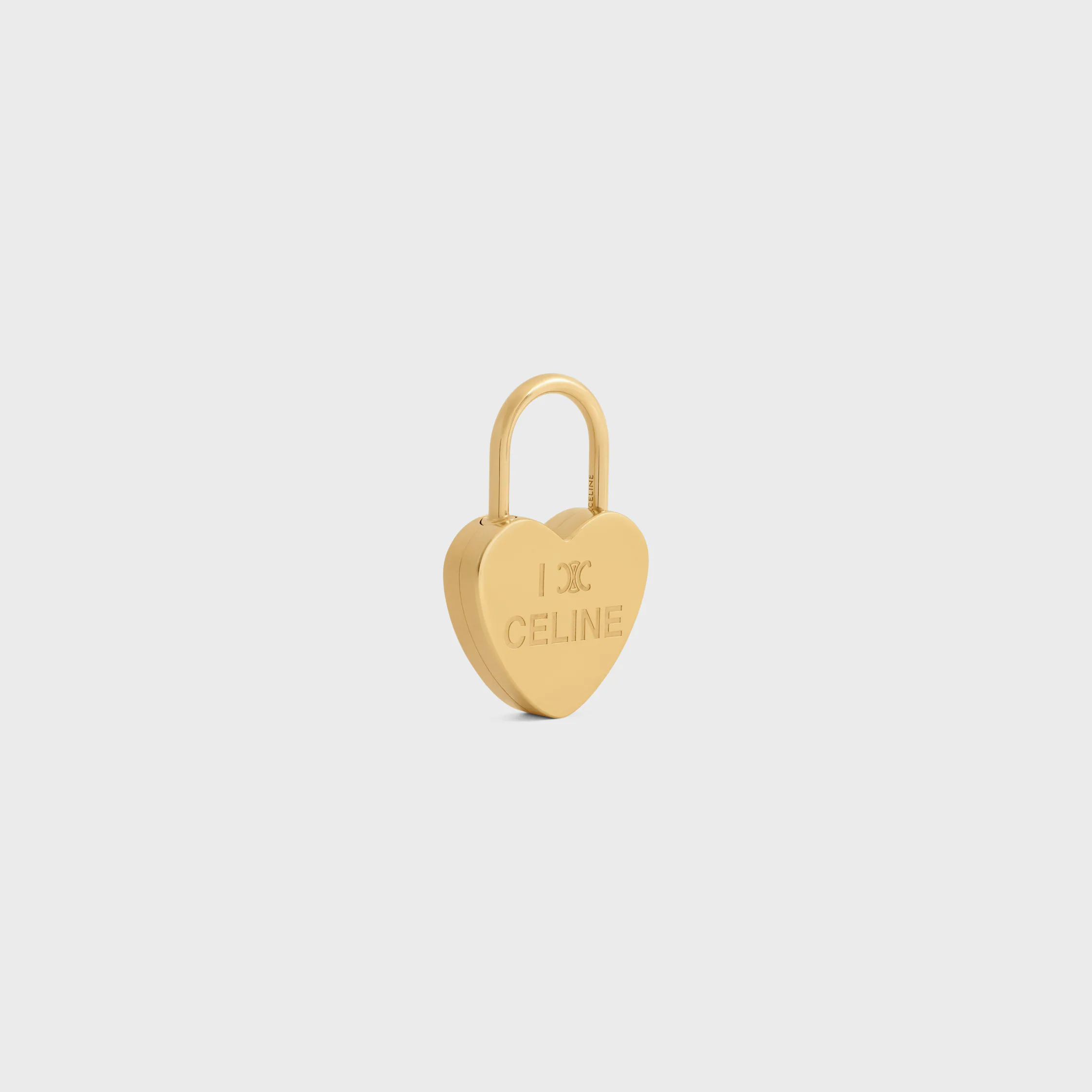 CHARM SAC DE CŒUR EN LAiton FINI OR