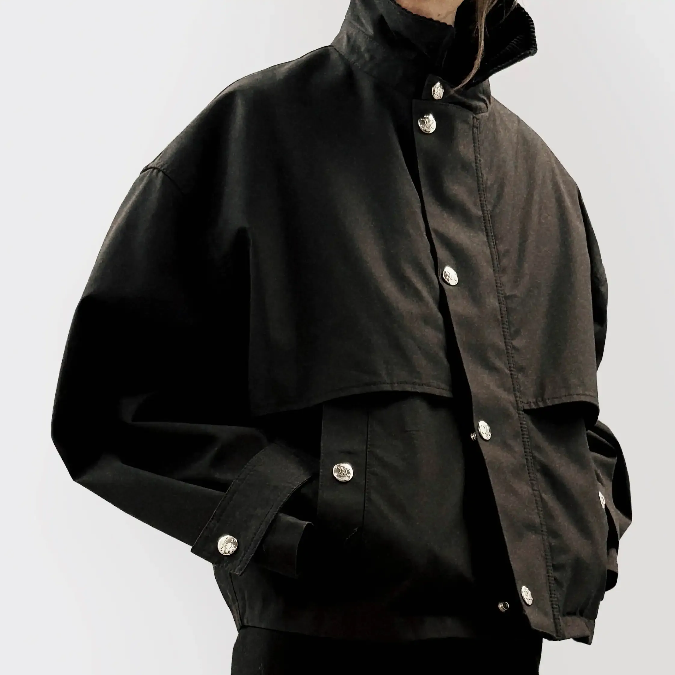 Veste en coton ciré