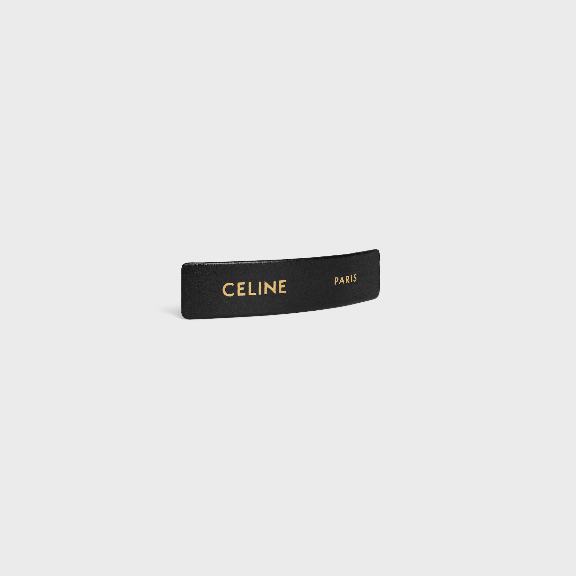 Pinceau cheveux Celine Paris en peau de mouton, laiton avec finition or et acier