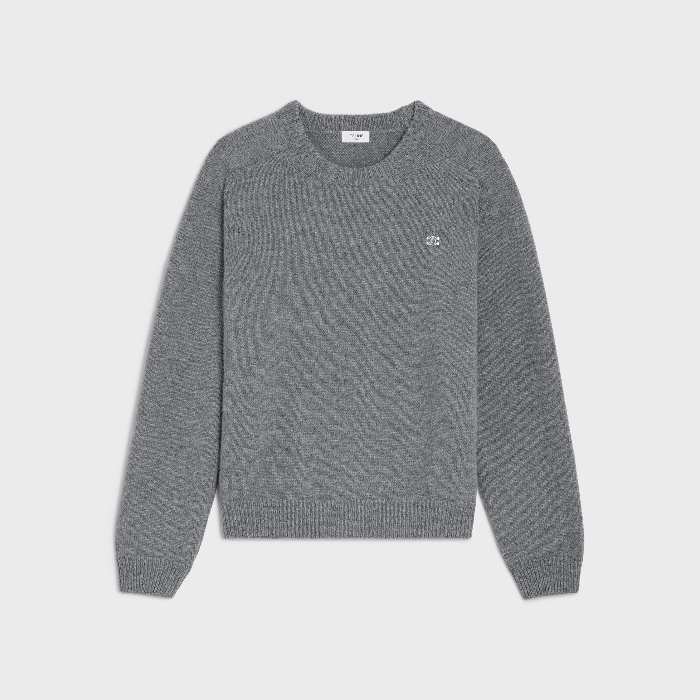 pull col rond triomphe en laine et cachemire
