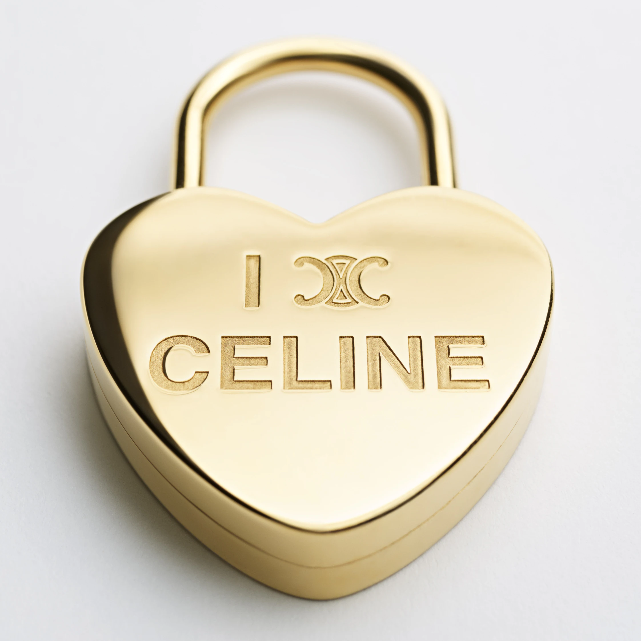 CHARM SAC DE CŒUR EN LAiton FINI OR
