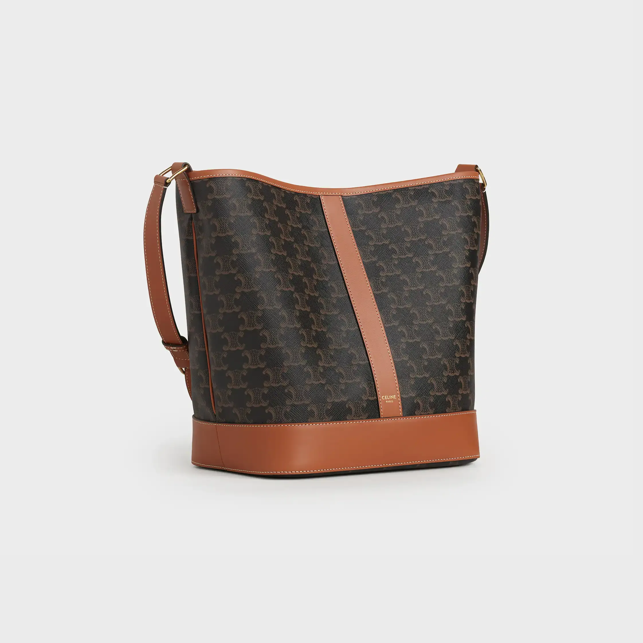 Sac à main moyen IN Triomphe toile et veau